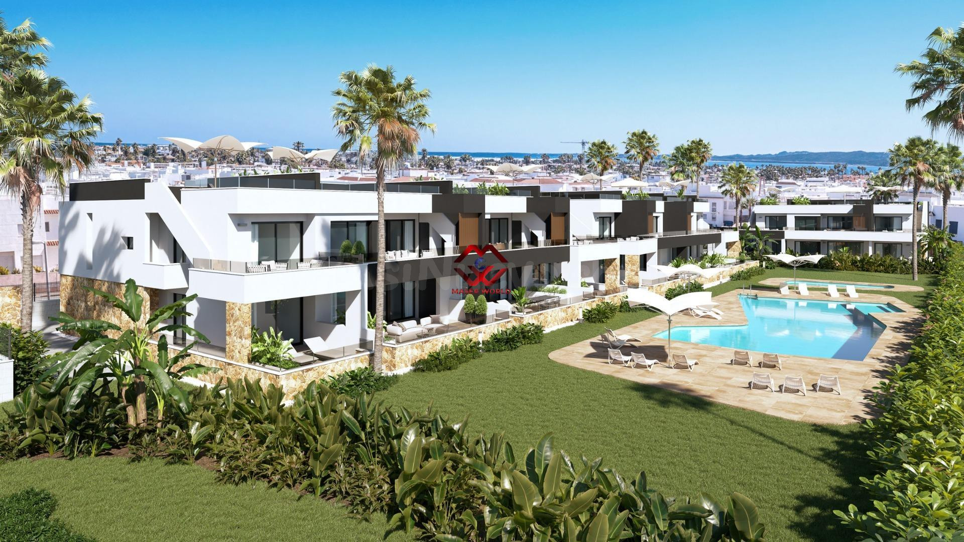 Bungalows de nueva construcción en venta en Lo Marabu, Ciudad Quesada, Costa Blanca Sur