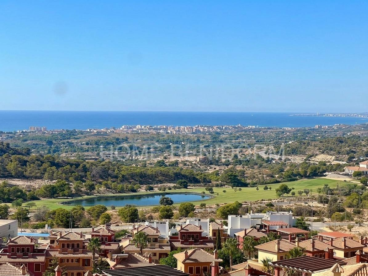 CHALET DE 3 habitaciones CON VISTAS AL MAR Y MONTAÑA EN BALCÓN DE FINESTRAT - TERRA MARINA