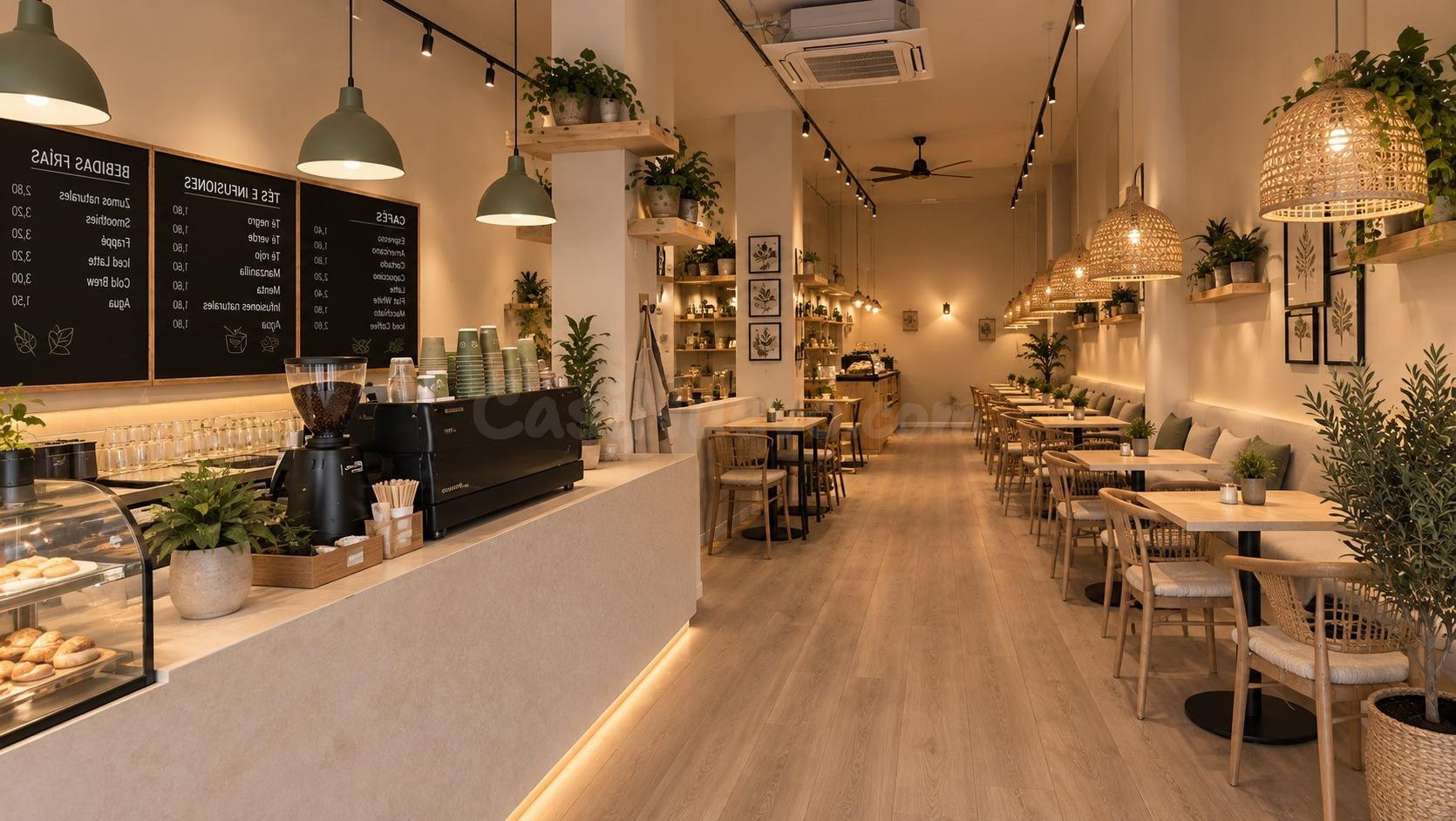 CAFETERÍA-ZUMERÍA EN TRASPASO EN UBICACIÓN PREMIUM EN PLENO CENTRO DE VALENCIA