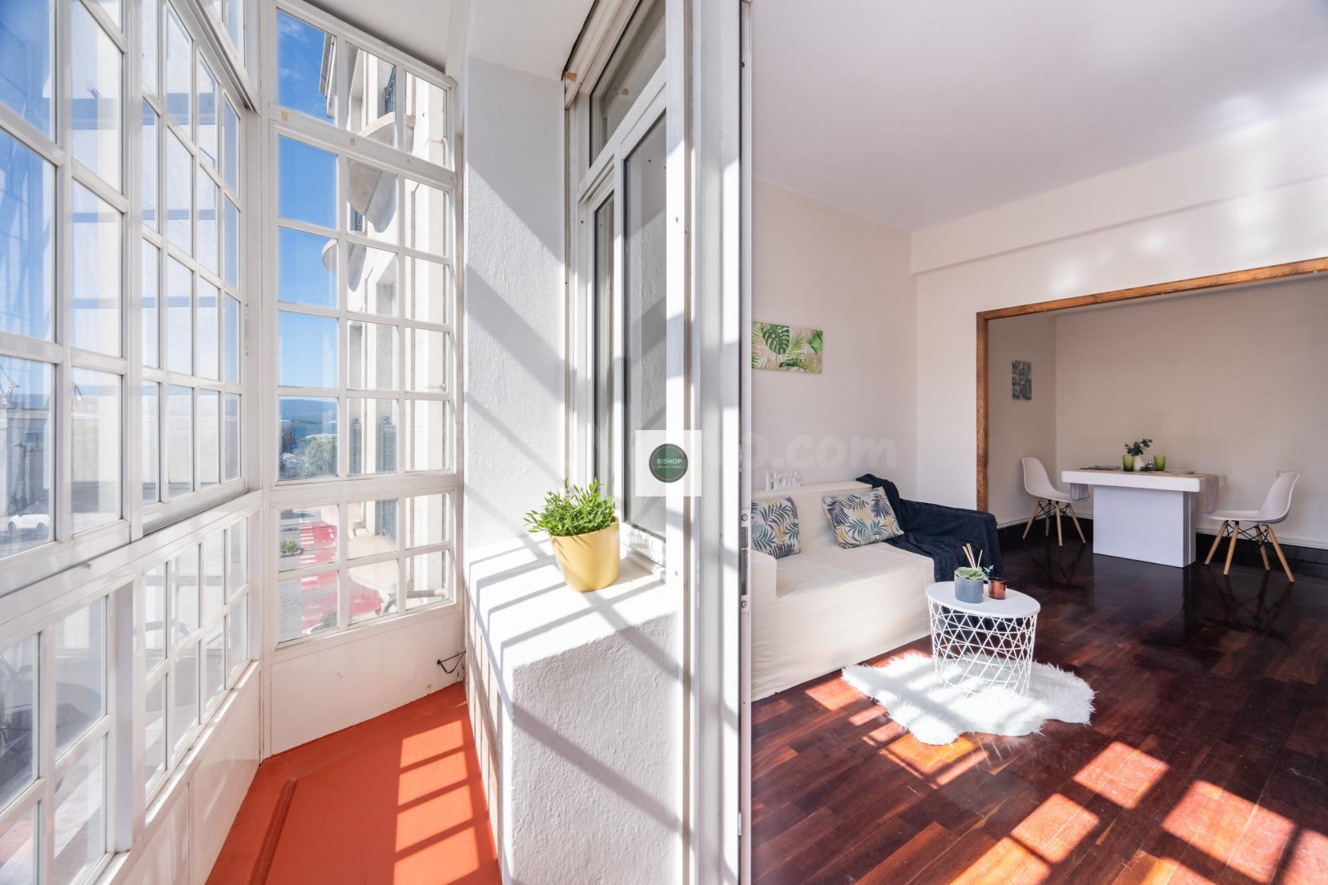 Alegre piso con encanto, muy luminoso y a un paso del mar en Vilagarcía de Arousa