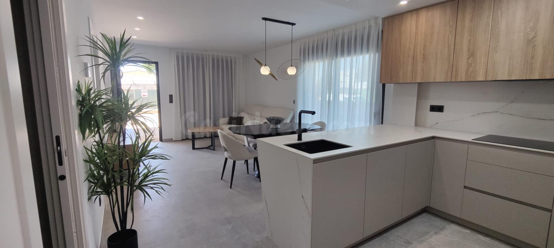 BUNGALOW EN PLANTA BAJA DE OBRA NUEVA EN PILAR DE LA HORADADA