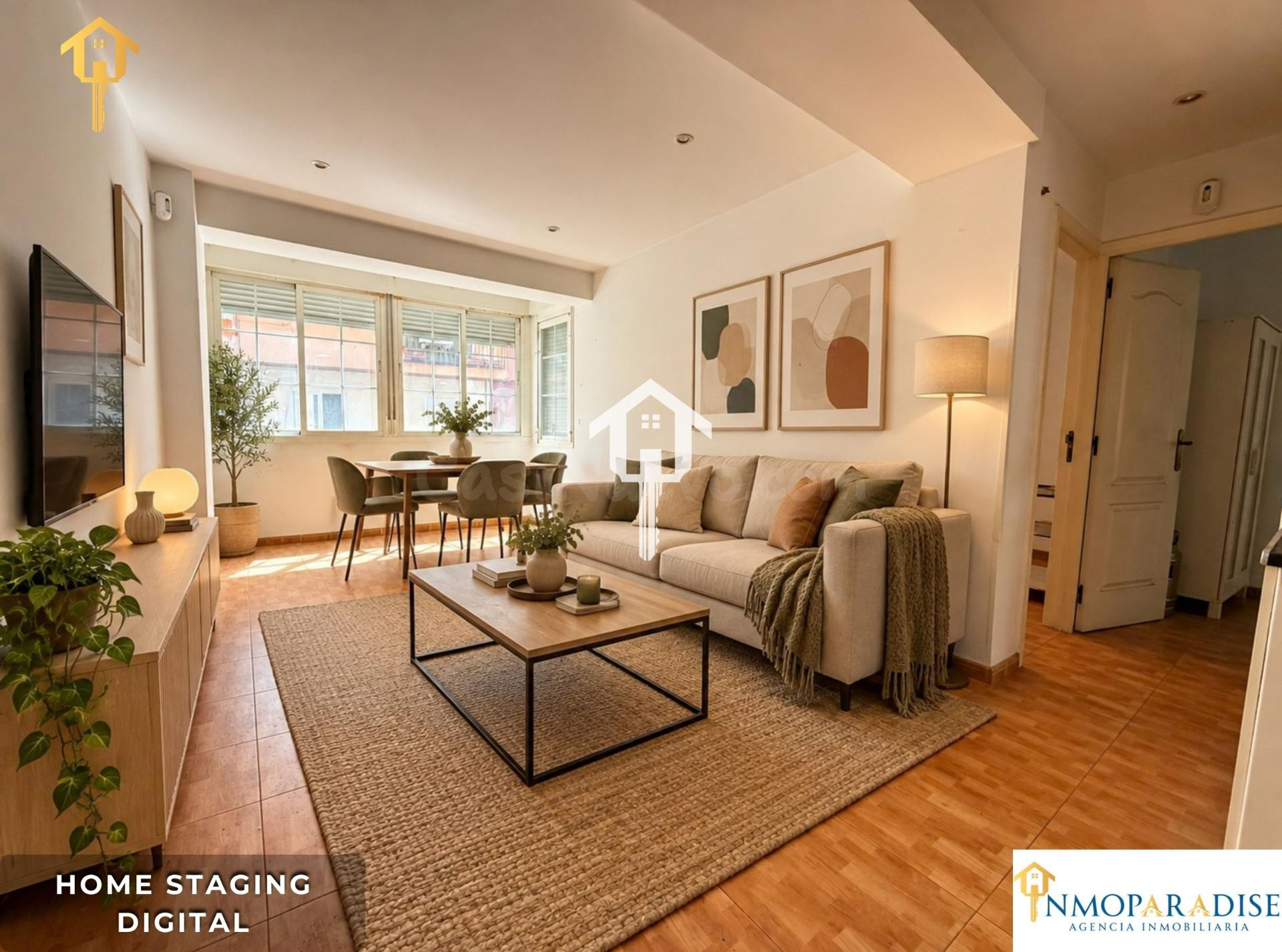 PISO EN VENTA EN ALICANTE. ZONA DEL PLA DE BON REPOS, 50m2, 2 habitaciones, 1 BAÑO, TERRAZA, PRIMERA PLANTA CON ASCENSOR