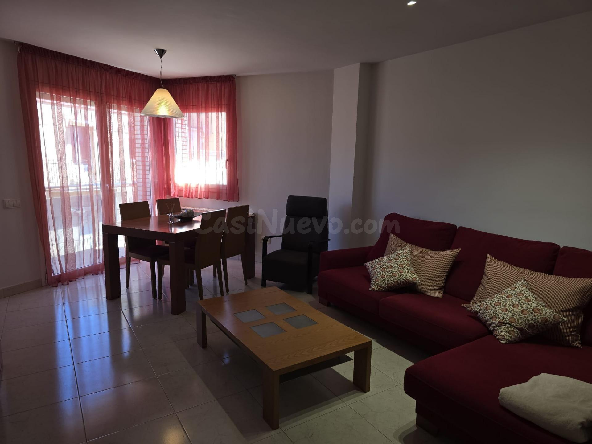 Piso impecable amueblado 4 hab