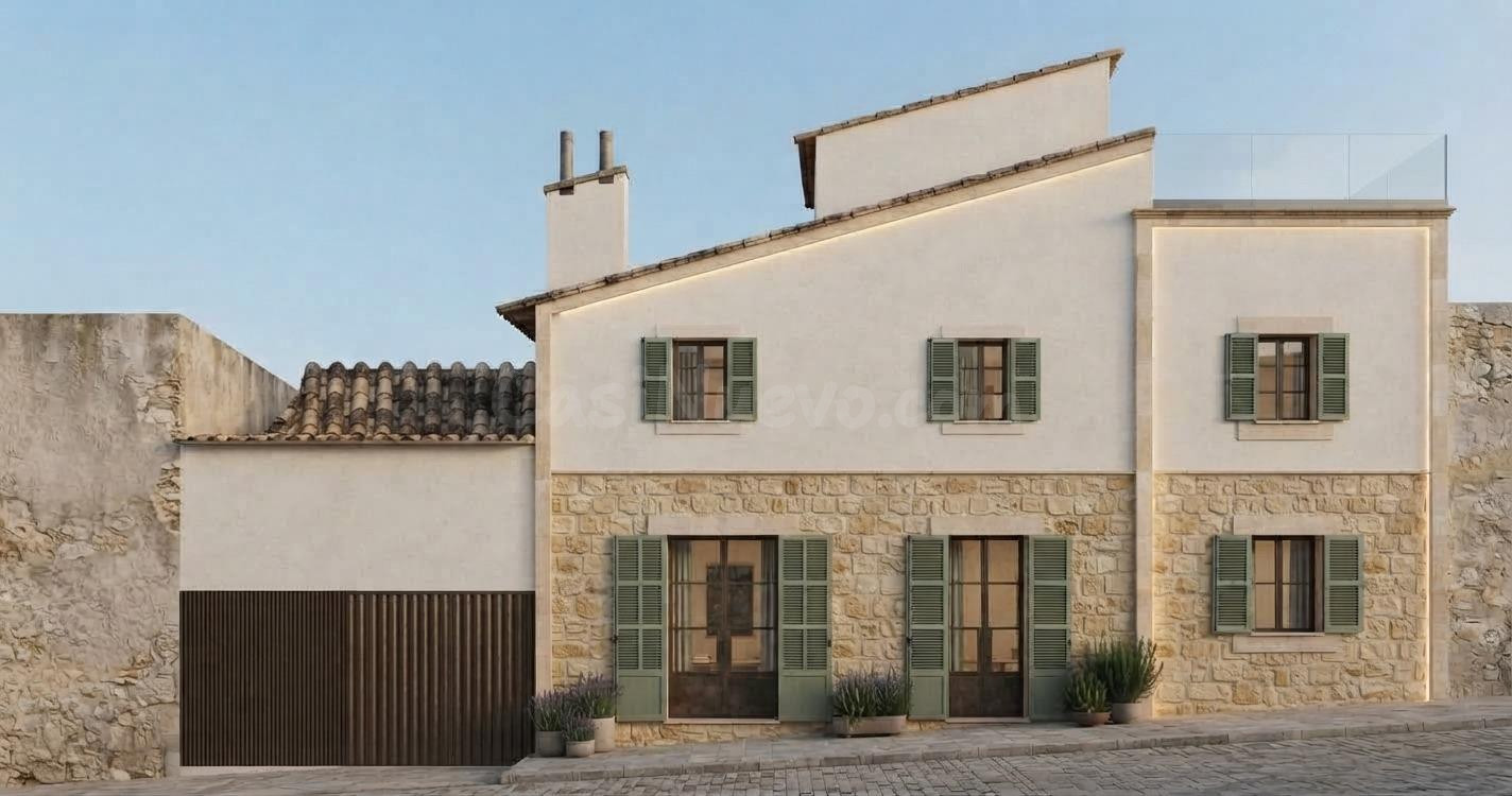 Casa mallorquina para reformar con proyecto y licencia en Sa - foto 5