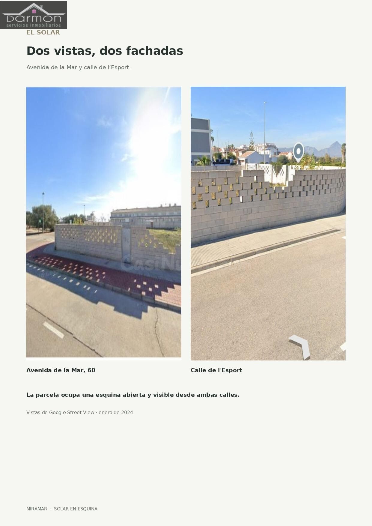 Oportunidad Única: Solar en Esquina en Miramar - foto 5