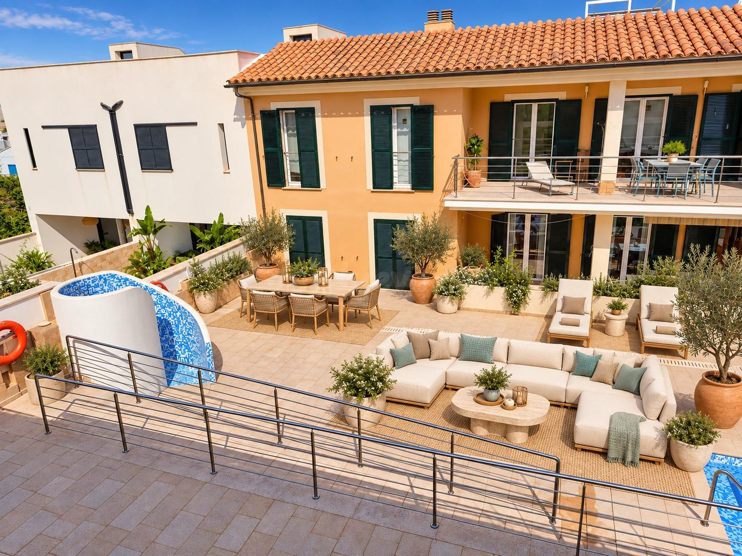 Una propiedad Única en Colonia San Pere - Atico con impresionantes vistas al Mar - en 2da línea de mar