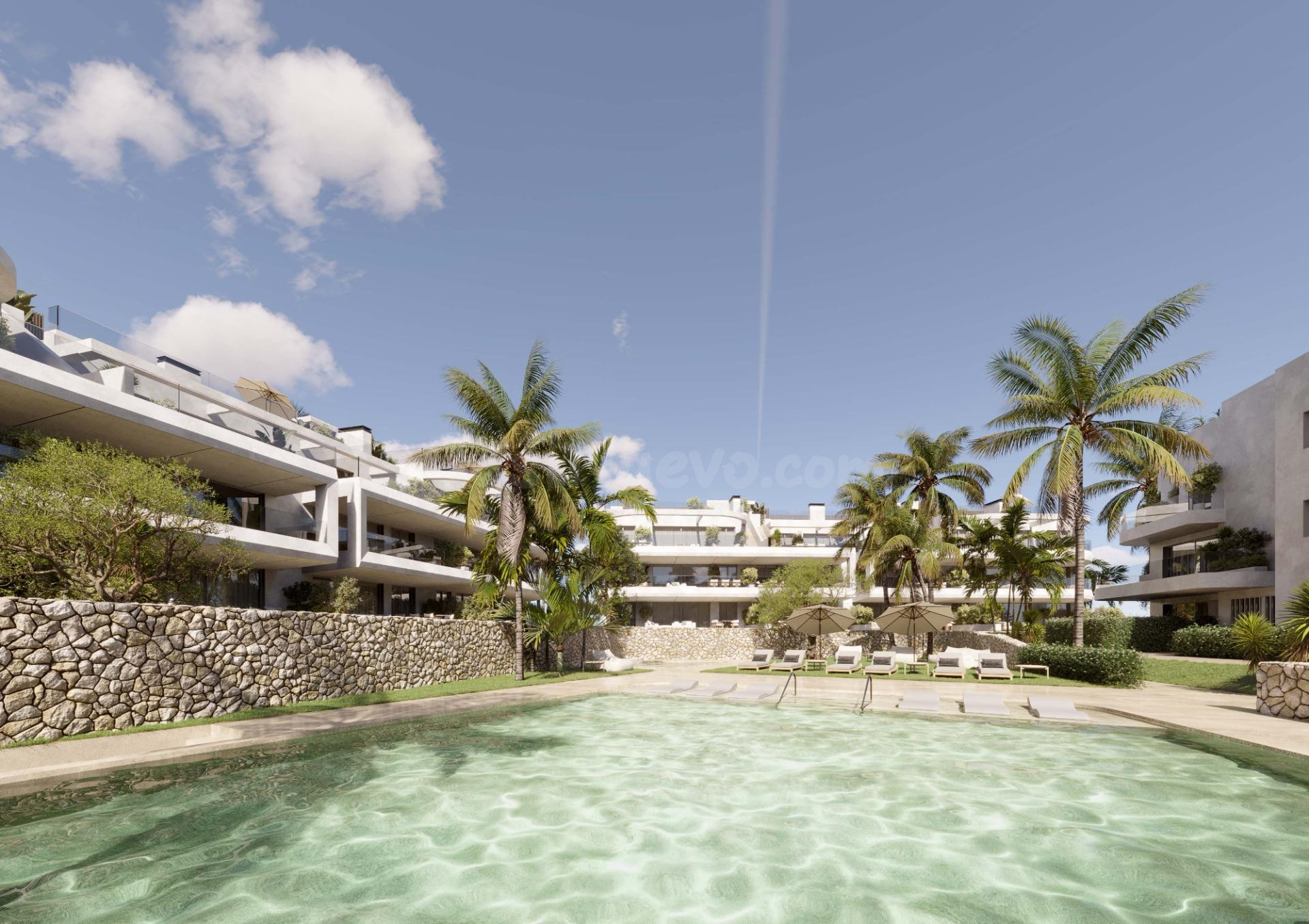 Apartamento planta ático de 3 dormitorios en obra nueva – Oeste de Estepona.