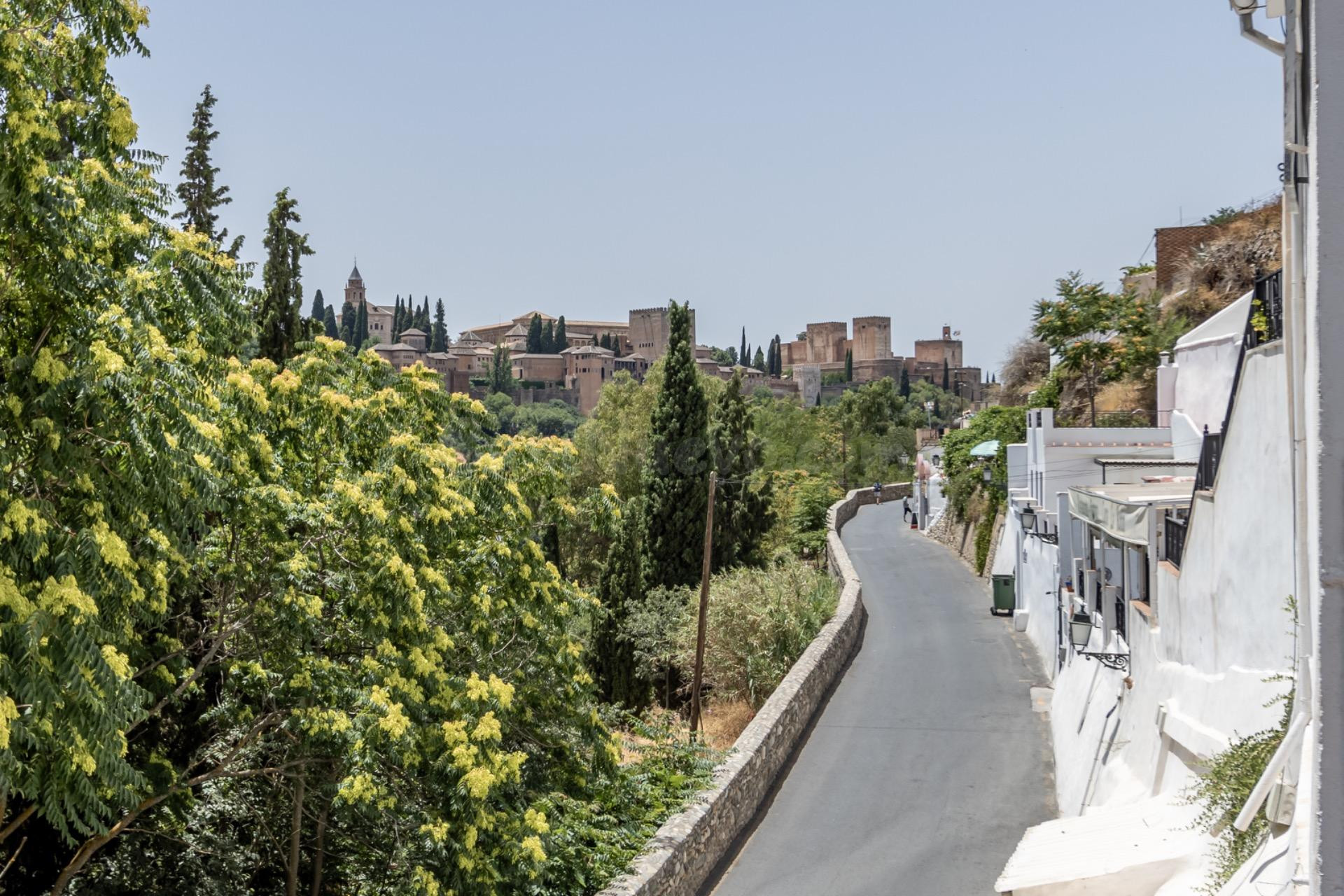 Casa reformada en el Camino del Sacromonte