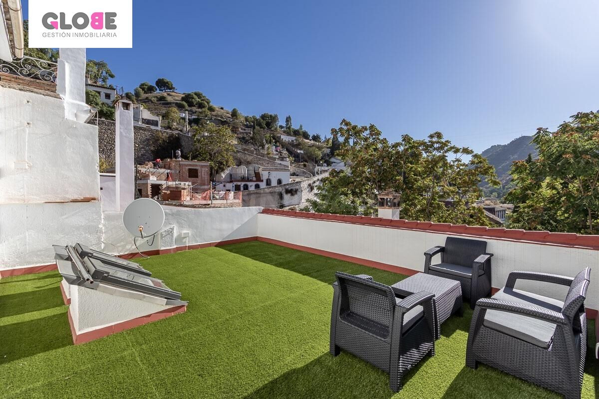Casa reformada en el Camino del Sacromonte