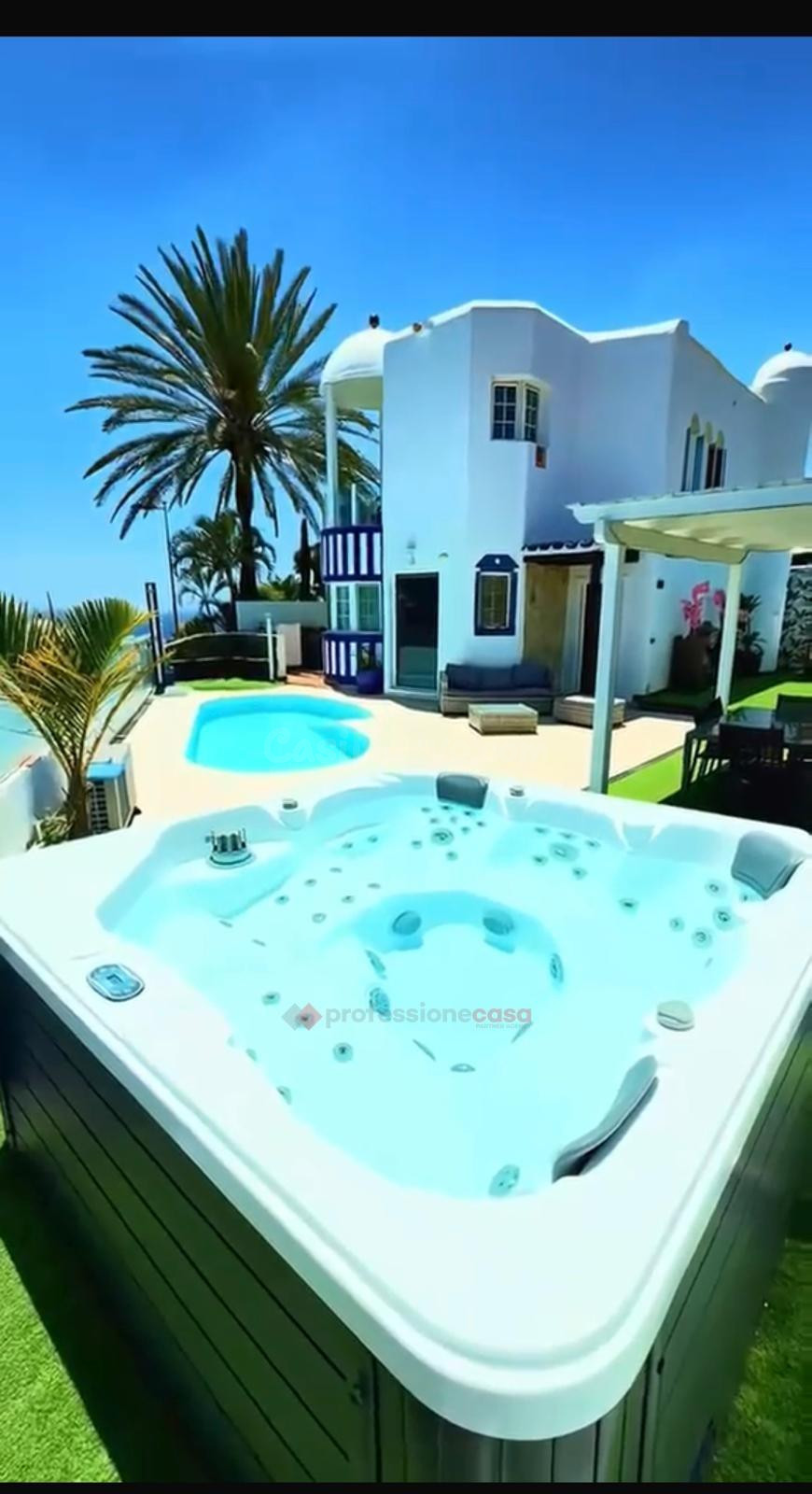 Villa exclusiva en San Agustín con piscina, jacuzzi, sauna y vistas al mar - foto 2