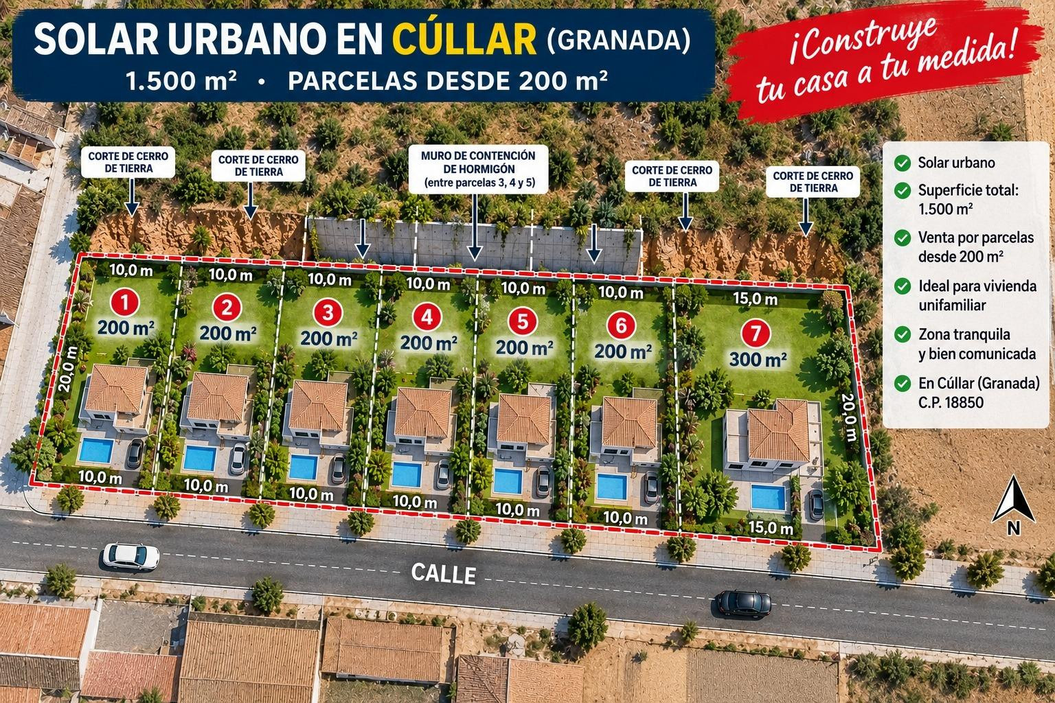 ¡CONSTRUYE TU CASA A TU MEDIDA EN CÚLLAR!