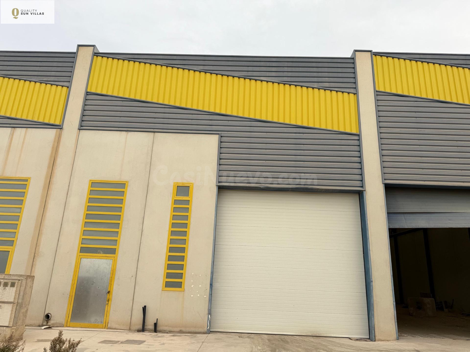 ÚLTIMA NAVE INDUSTRIAL DE 368 m2 EN ALHAMA DE MURCIA