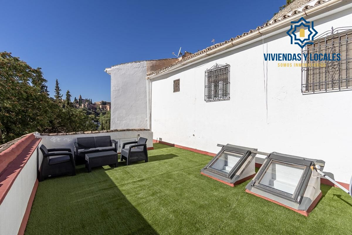 Casa reformada en el Camino del Sacromonte