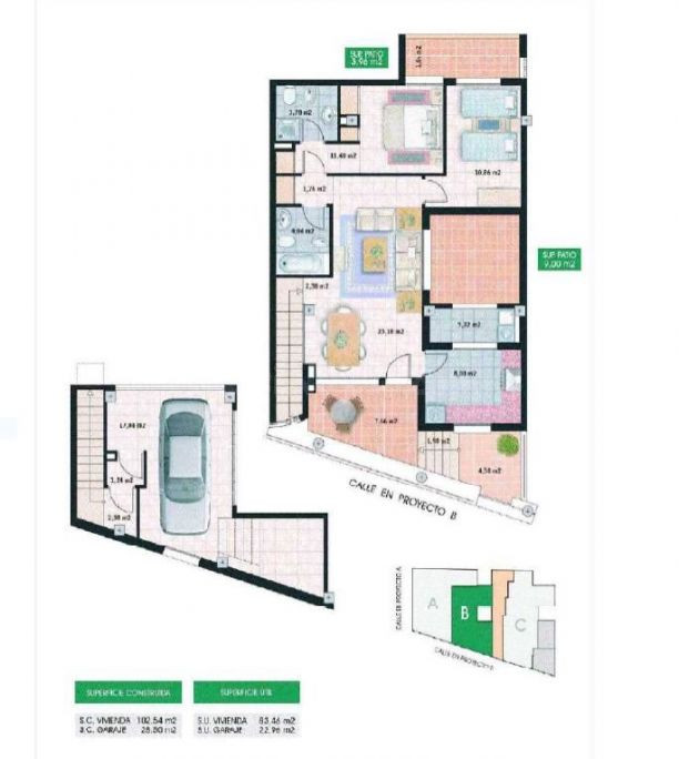Piso 2 habitaciones 108m² en venta - Comunidad valenciana