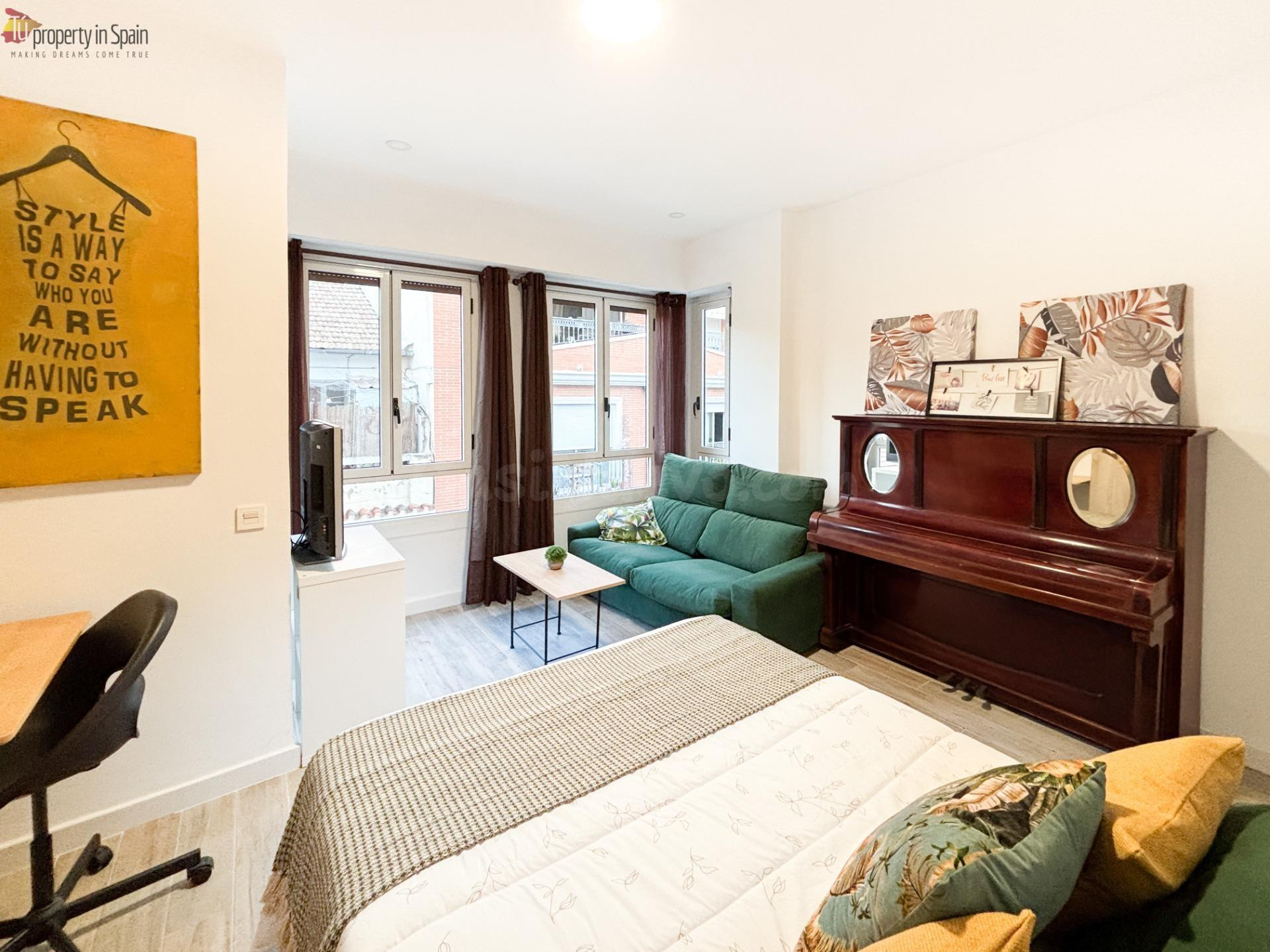 Habitación doble, vivienda reformada