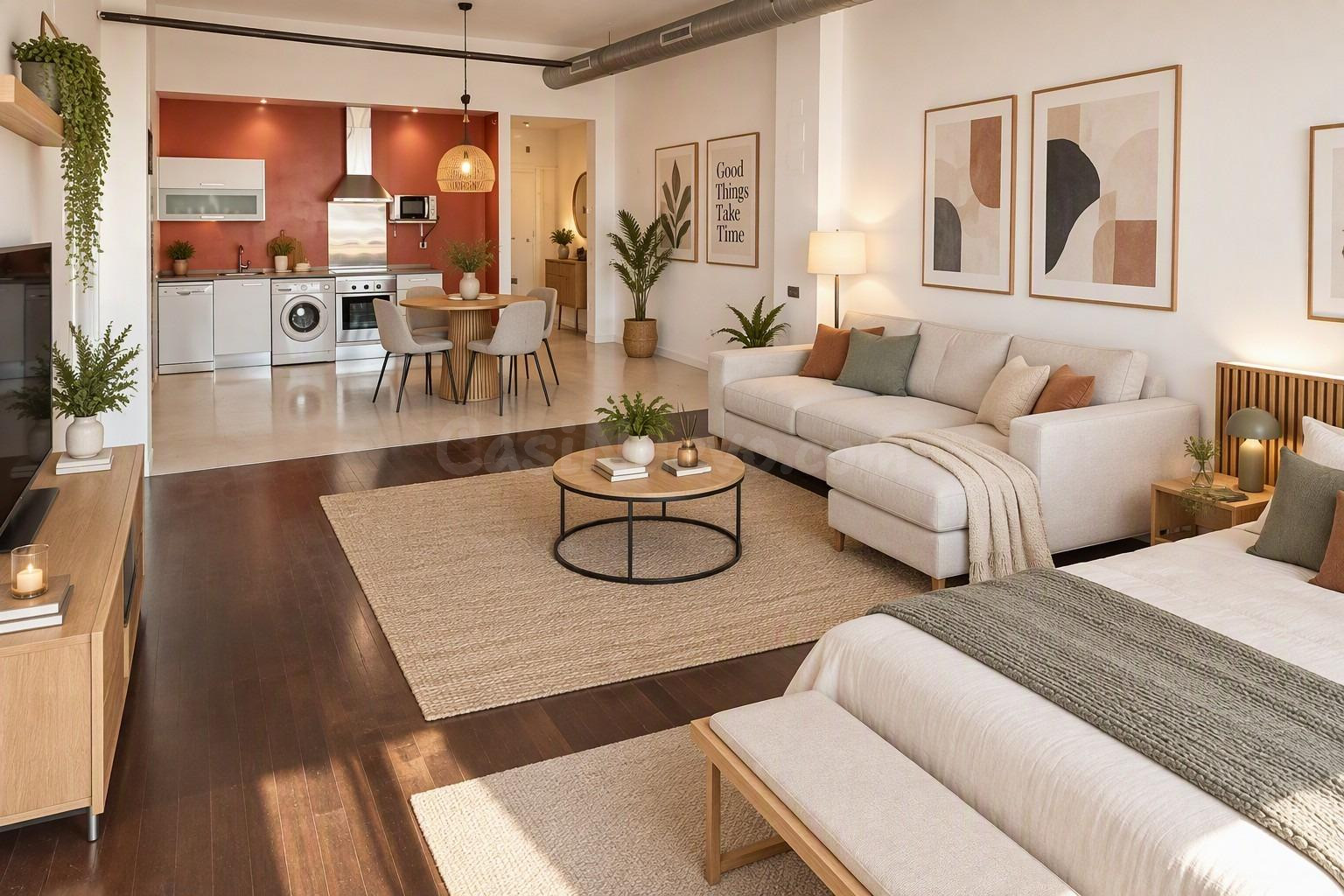 Loft ático con terraza privada de 30 m2, garaje y trastero