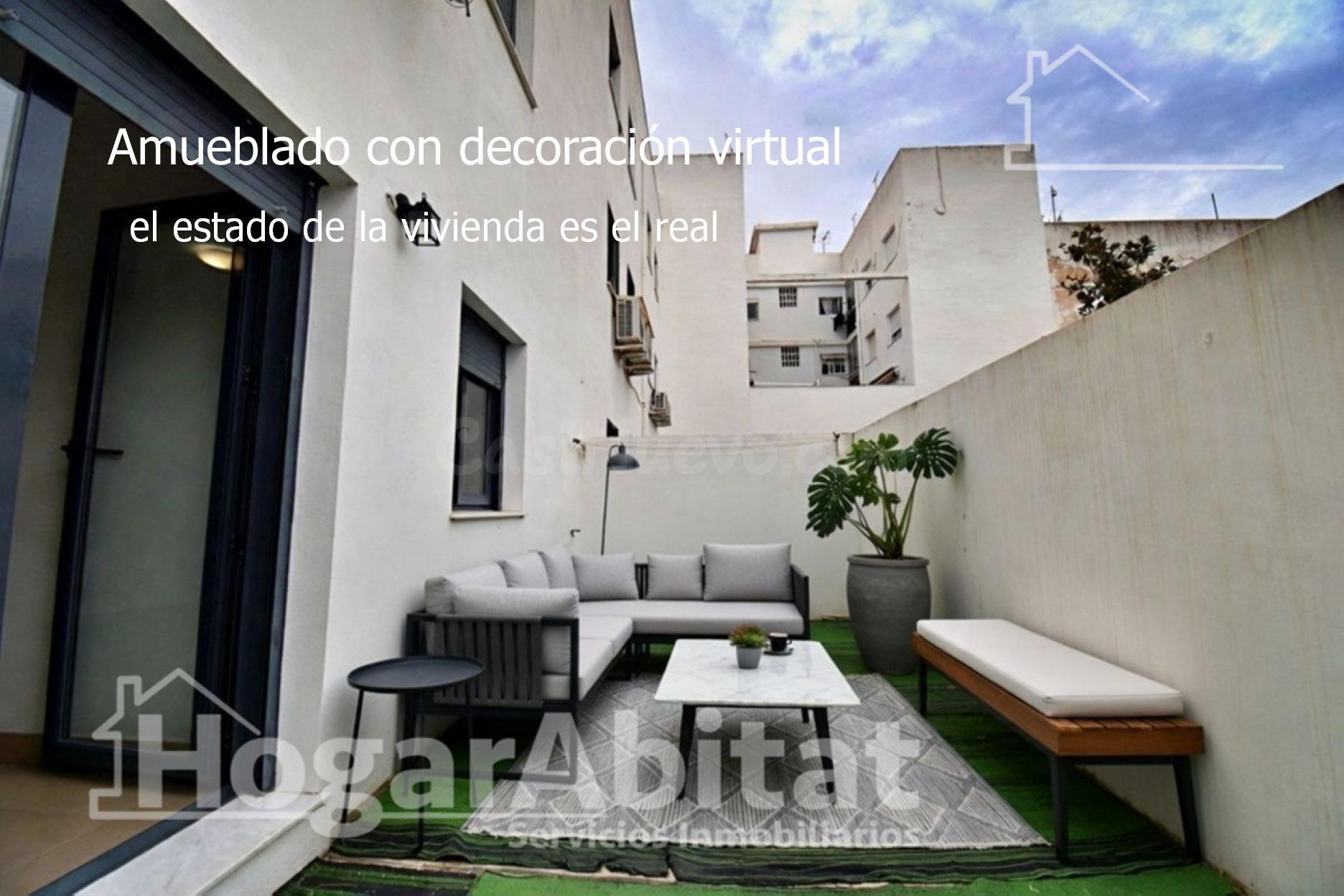 Espacio y libertad al aire libre en esta cómoda planta baja con terraza y patio