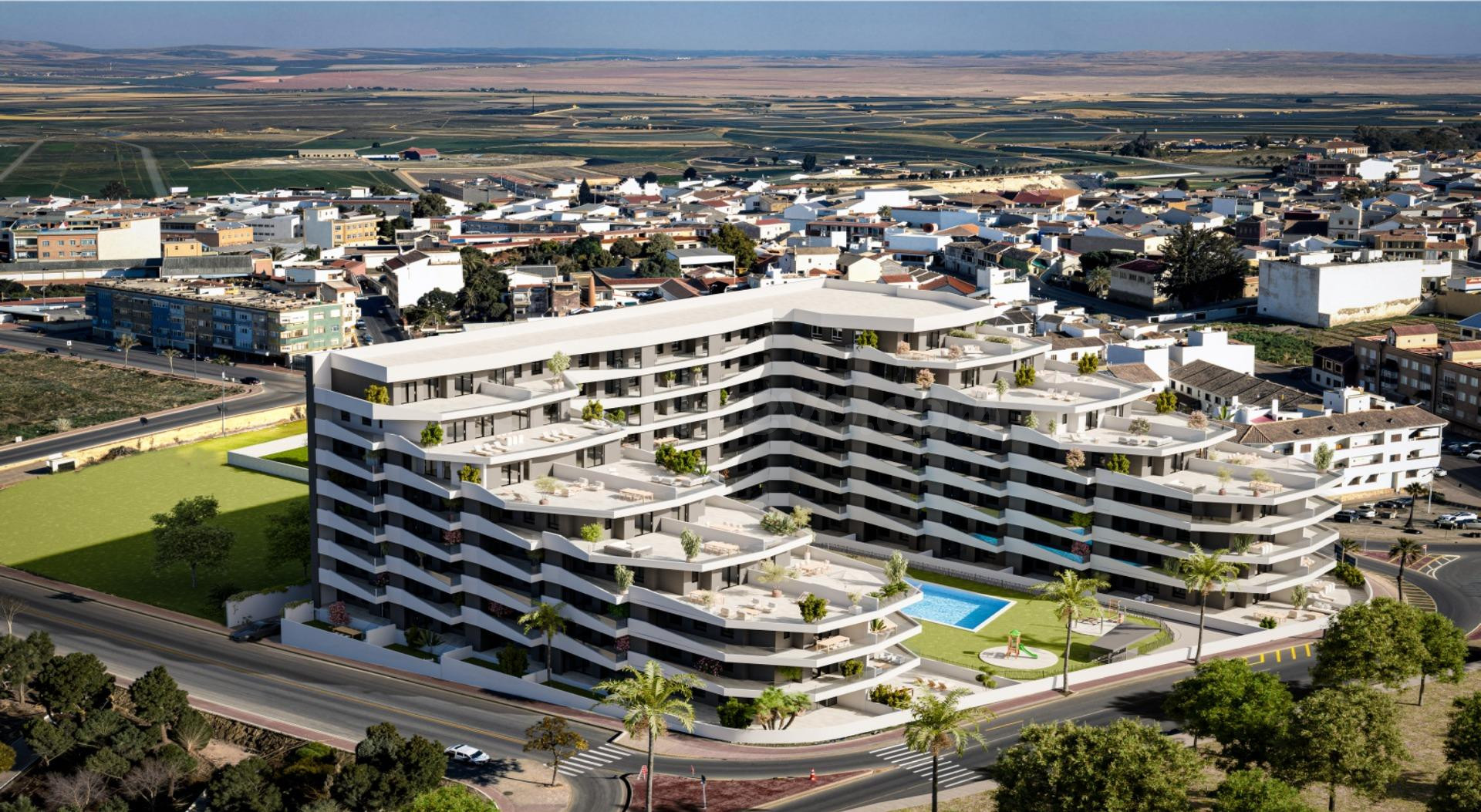 Apartamentos de nueva construcción con piscina en San Miguel - foto 2