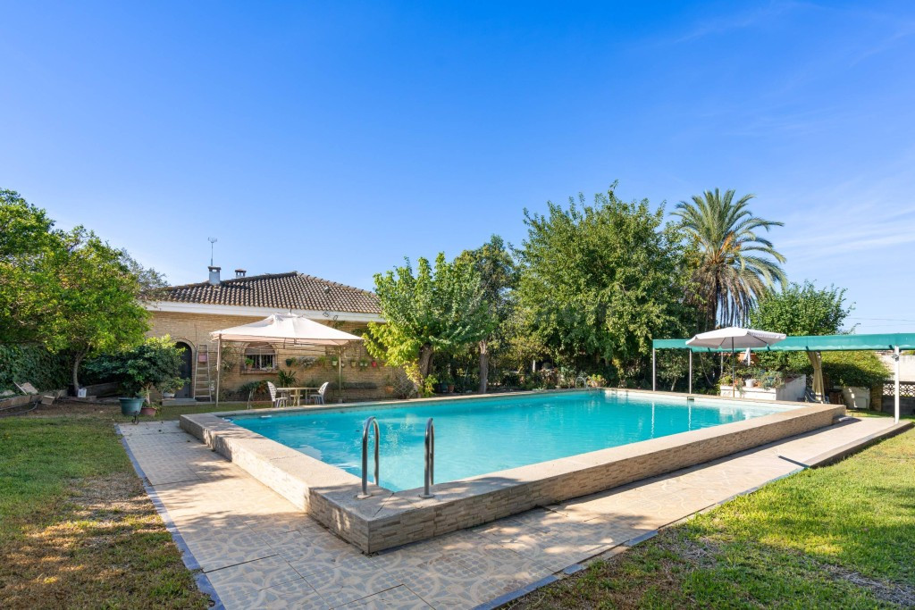 Chalet y parcela segregable en Palomares del Río - foto 4