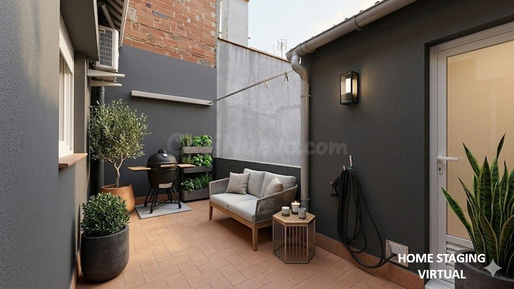 PISO CON ENTRADA INDEPENDIENTE Y TERRAZA EN LA CREU DE BARBE - foto 2