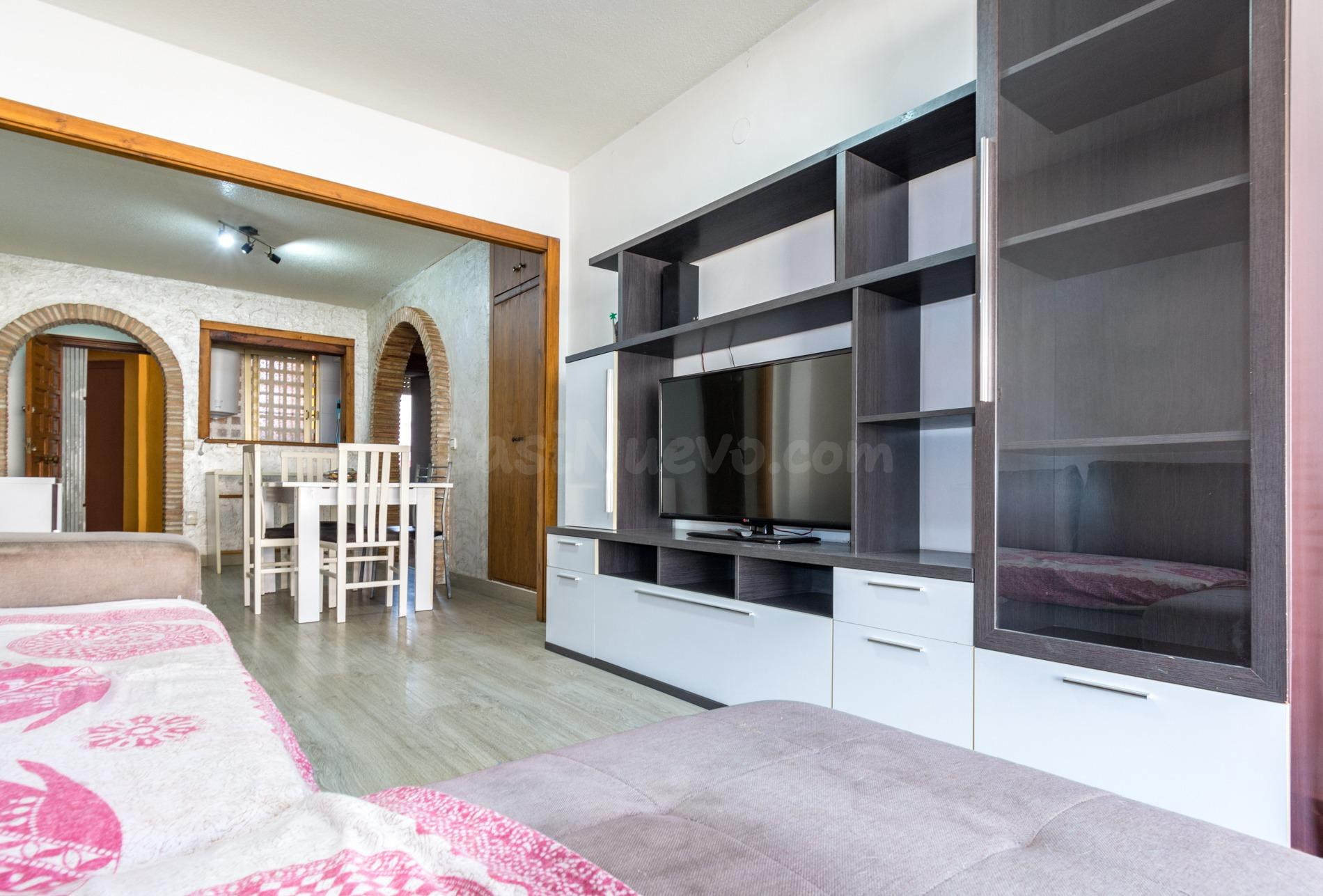 Apartamento con gran terraza y piscina en Playa de los Náufragos