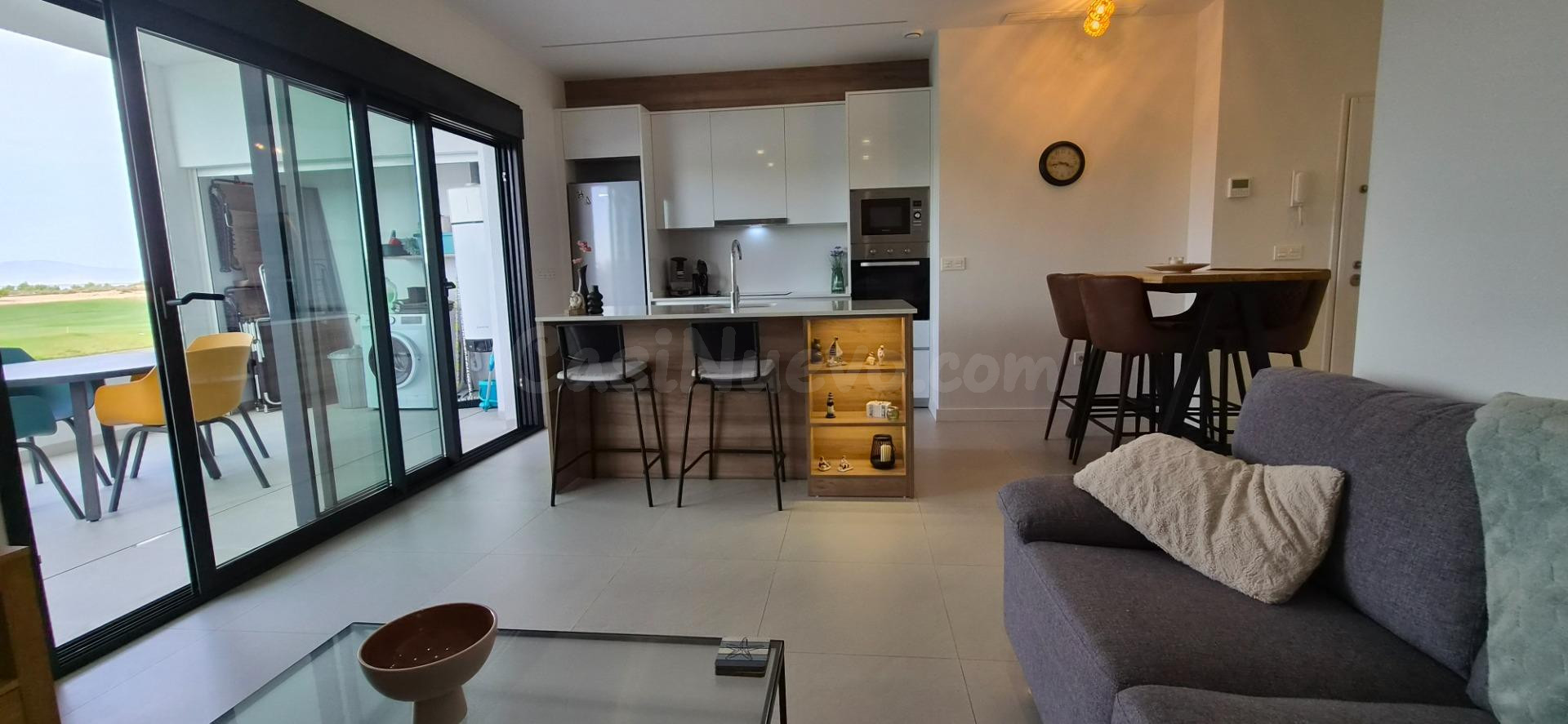 Moderno Apartamento en Alhama de Murcia con Vistas al Golf