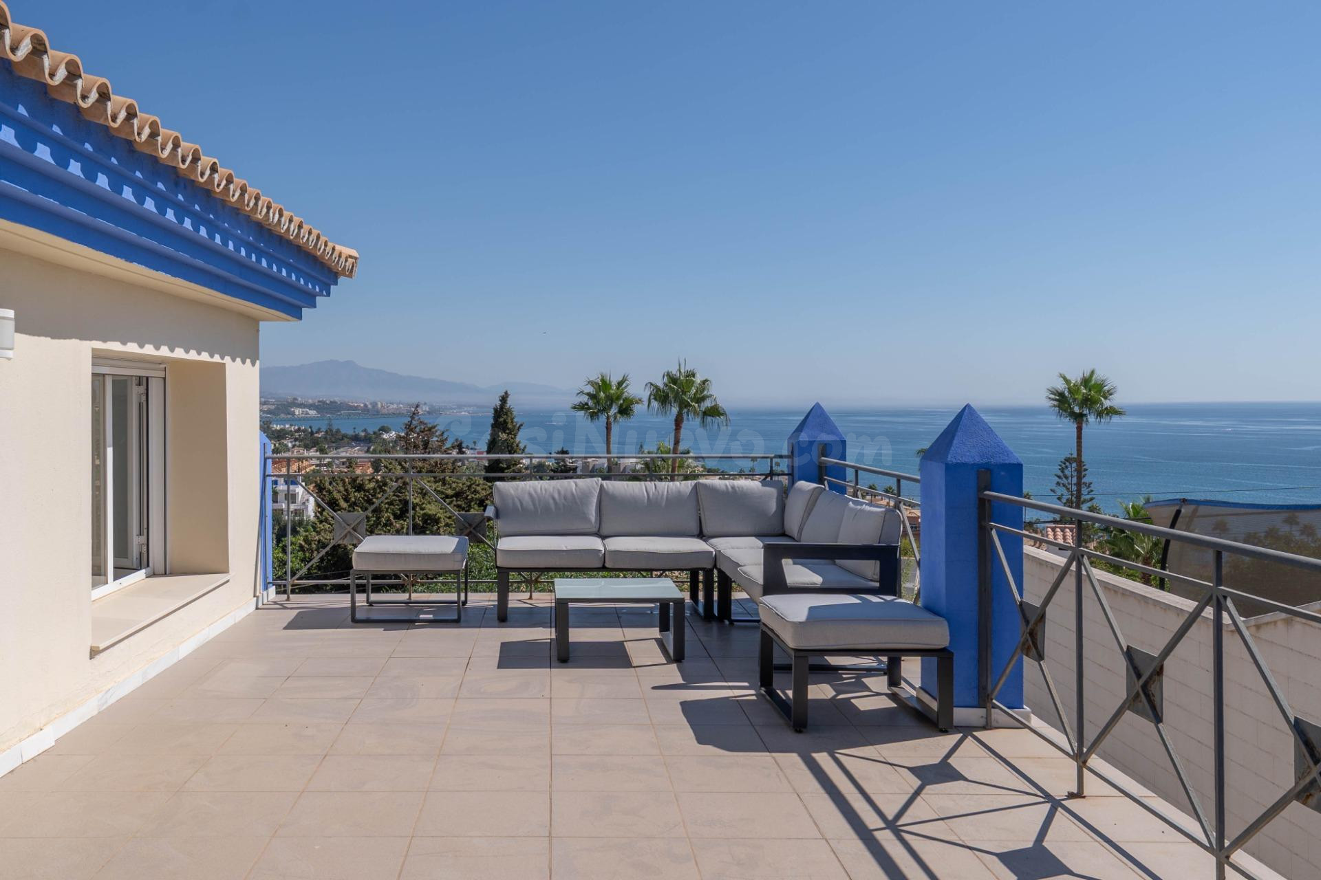 Preciosa casa en Estepona (Málaga) con maravillosas vistas al mar