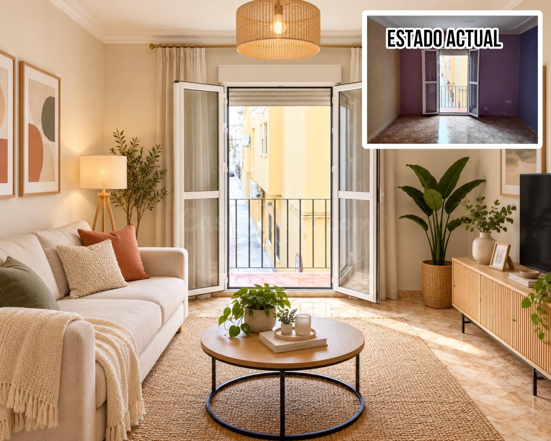 Piso de 110 m2 con 5 dormitorios y terraza en San Fernando