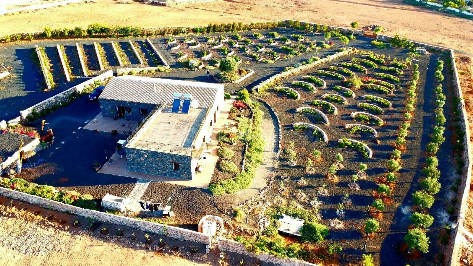 Finca de Lujo con Viñedo, Bodega Subterránea y Vistas Panorámicas al Atlántico — Fuerteventura