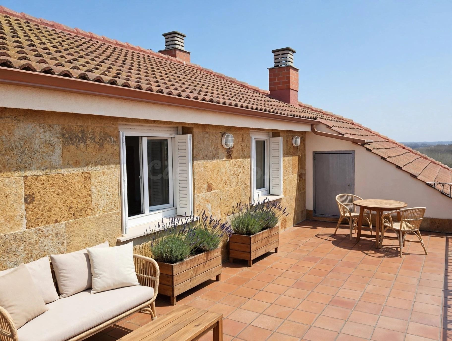 SE VENDE DÚPLEX CON TERRAZA DE 32 M2, COCINA CON DESPENSA, S
