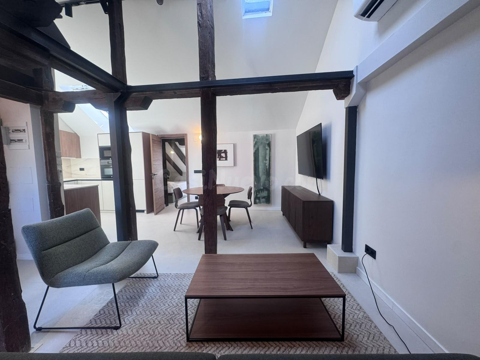 Exclusiva vivienda exterior a estrenar en el centro de Madrid.