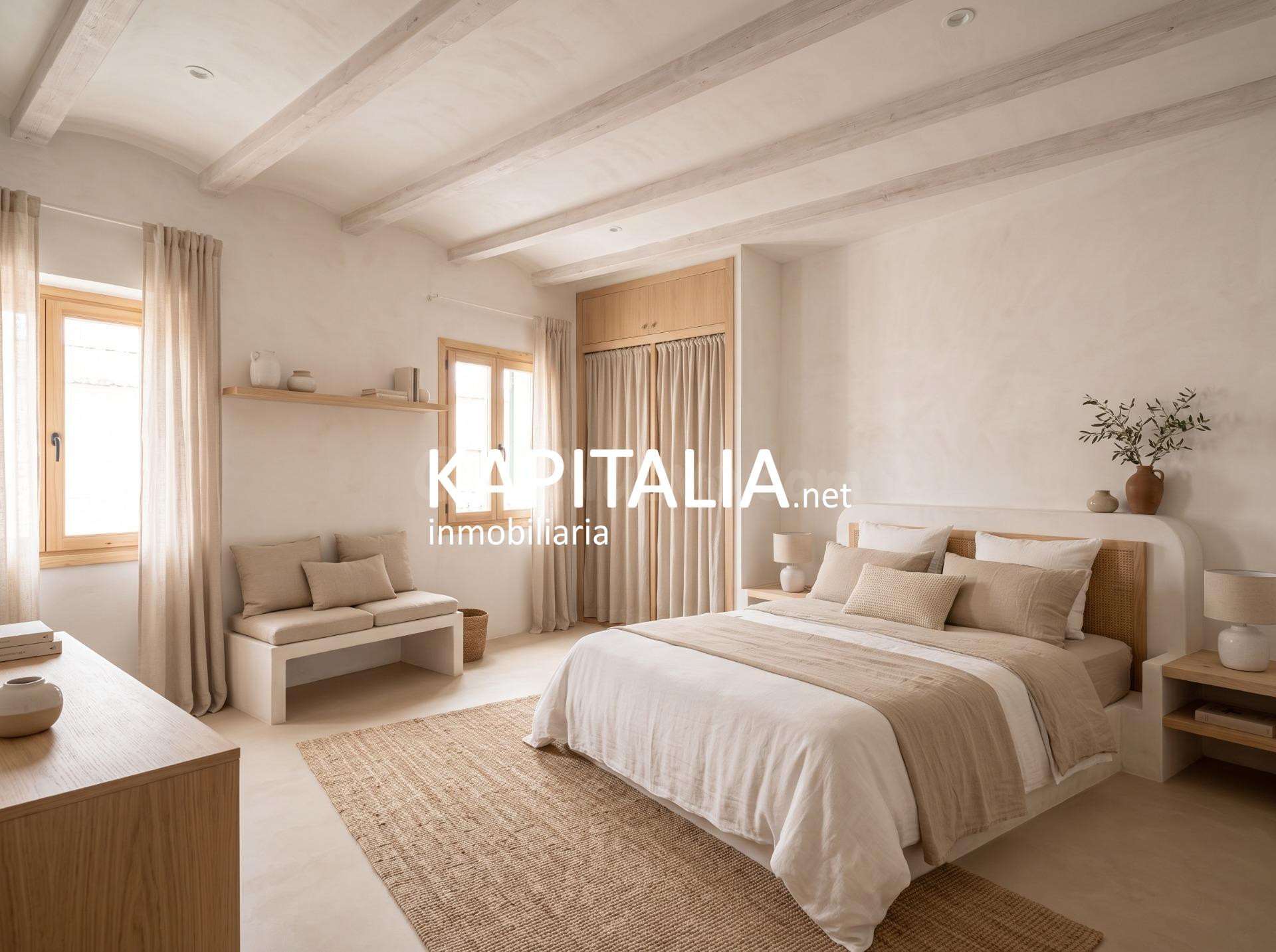 Casa en VENTA en Cerdà con cochera, patio interior y chimene - foto 4