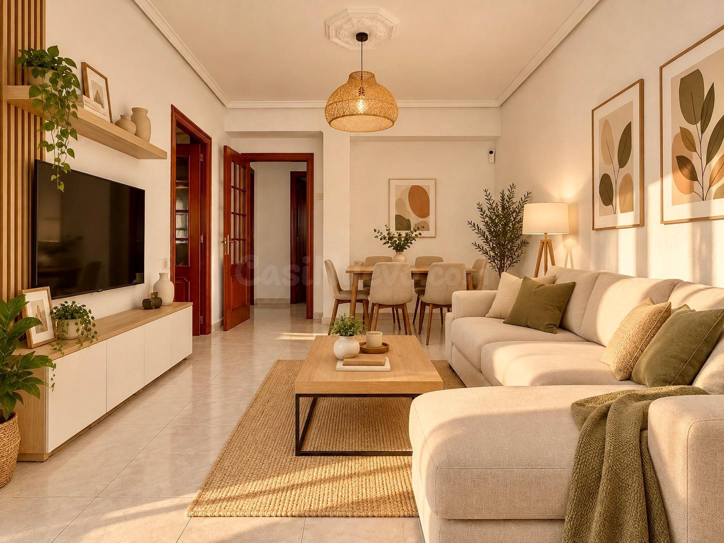 Piso exterior de 4 habitaciones con balcón junto a la playa  - foto 4