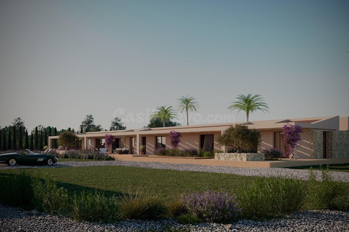 Amplia finca rústica con proyecto de obra nueva, piscina y p