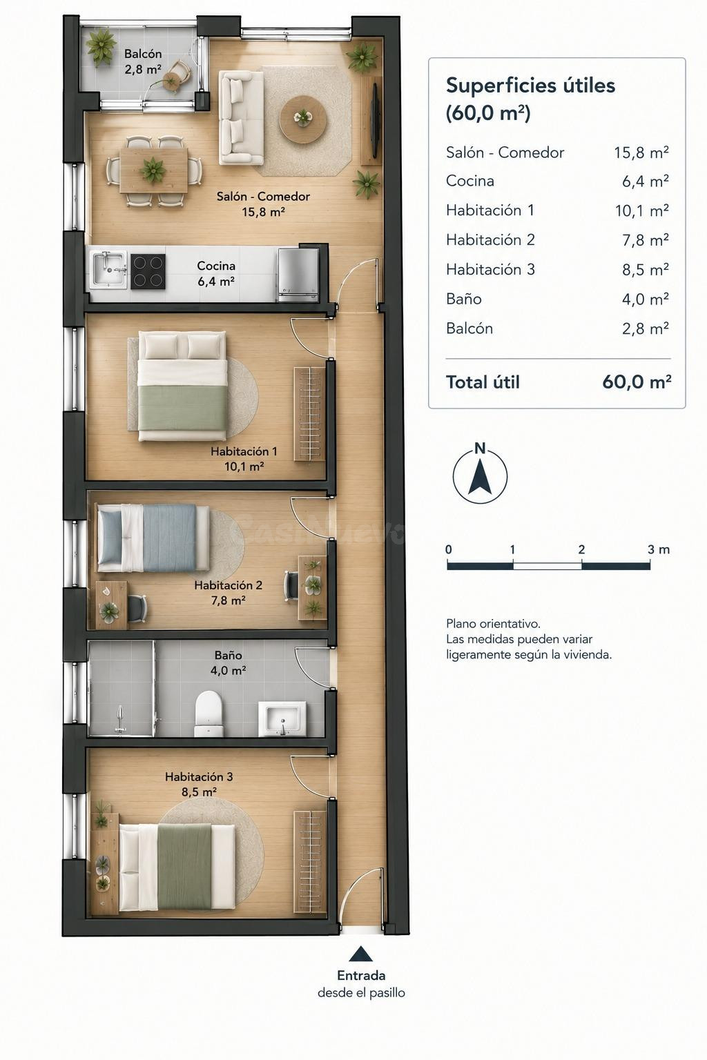 Piso en venta en Avenida de Cerdanyola - foto 2