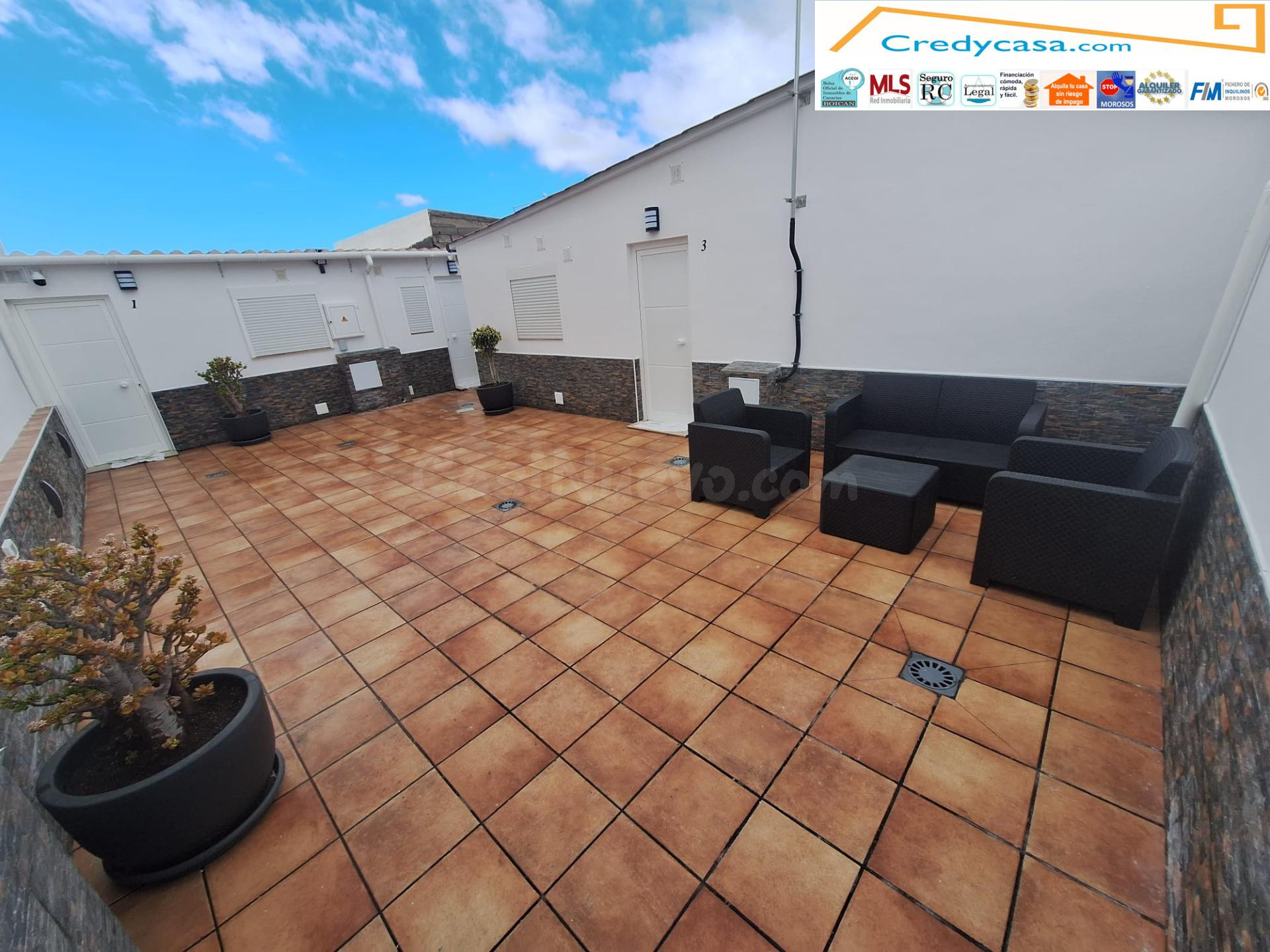 GUÍA DE ISORA PUEBLO – alquiler VIVIENDA TIPO | BUNGALOW CON TERRAZA | 820 €/MES | AGUA Y LUZ INCLUIDAS