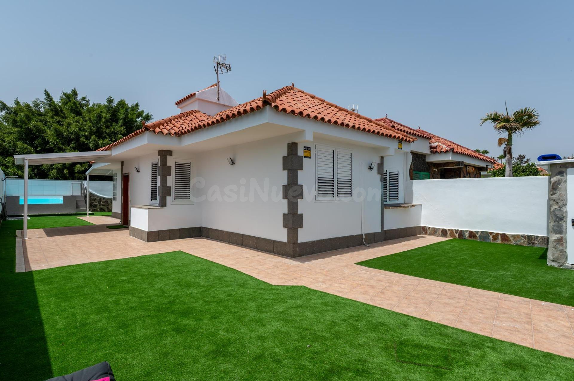 Gran bungalow en zona privada y cerca de las dunas