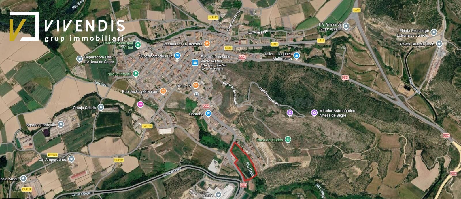 TERRENO URBANO EN VENTA - ARTESA DE SEGRE / CARRETERA D'AGRAMUNT.