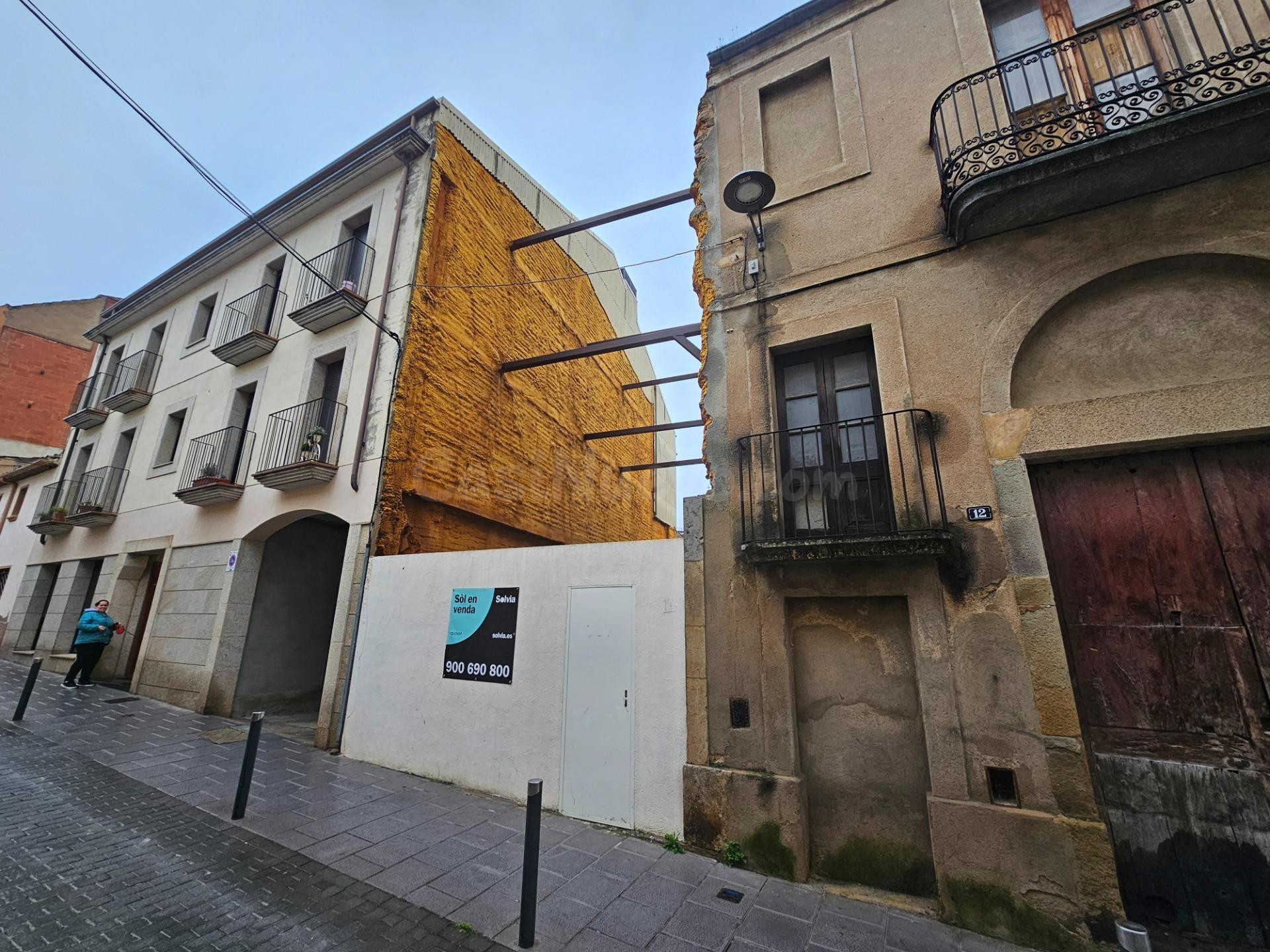 Solar urbano en el centro de Santa Coloma de Farners
