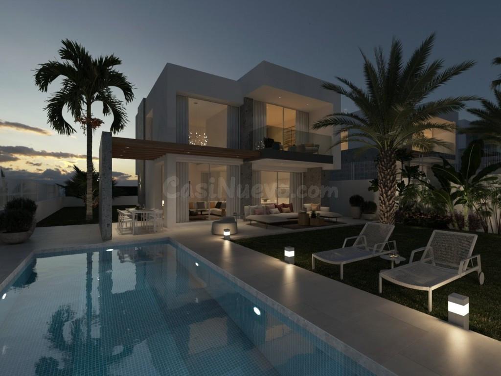 VENTA-OBRA NUEVA-BENIDORM-CHALET UNIFAMILIAR-3 DORMITORIOS-3 BAÑOS - foto 2