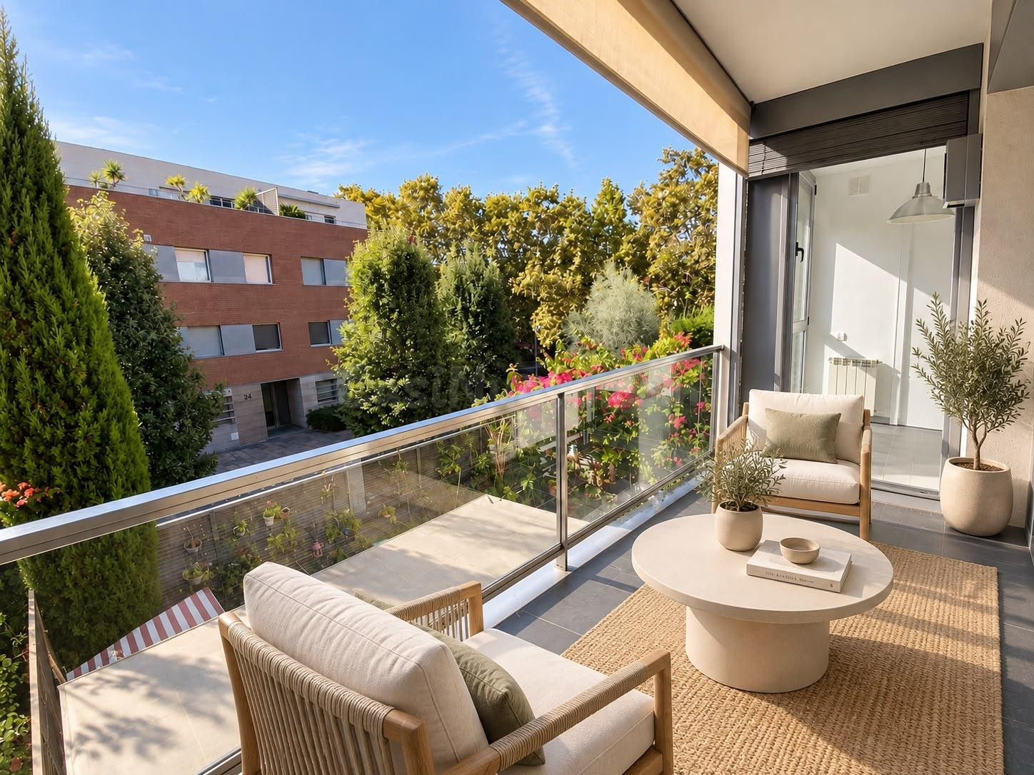 NUEVO PRECIO · Piso en el centro de Alella con terraza al sur, piscina, parking y trastero