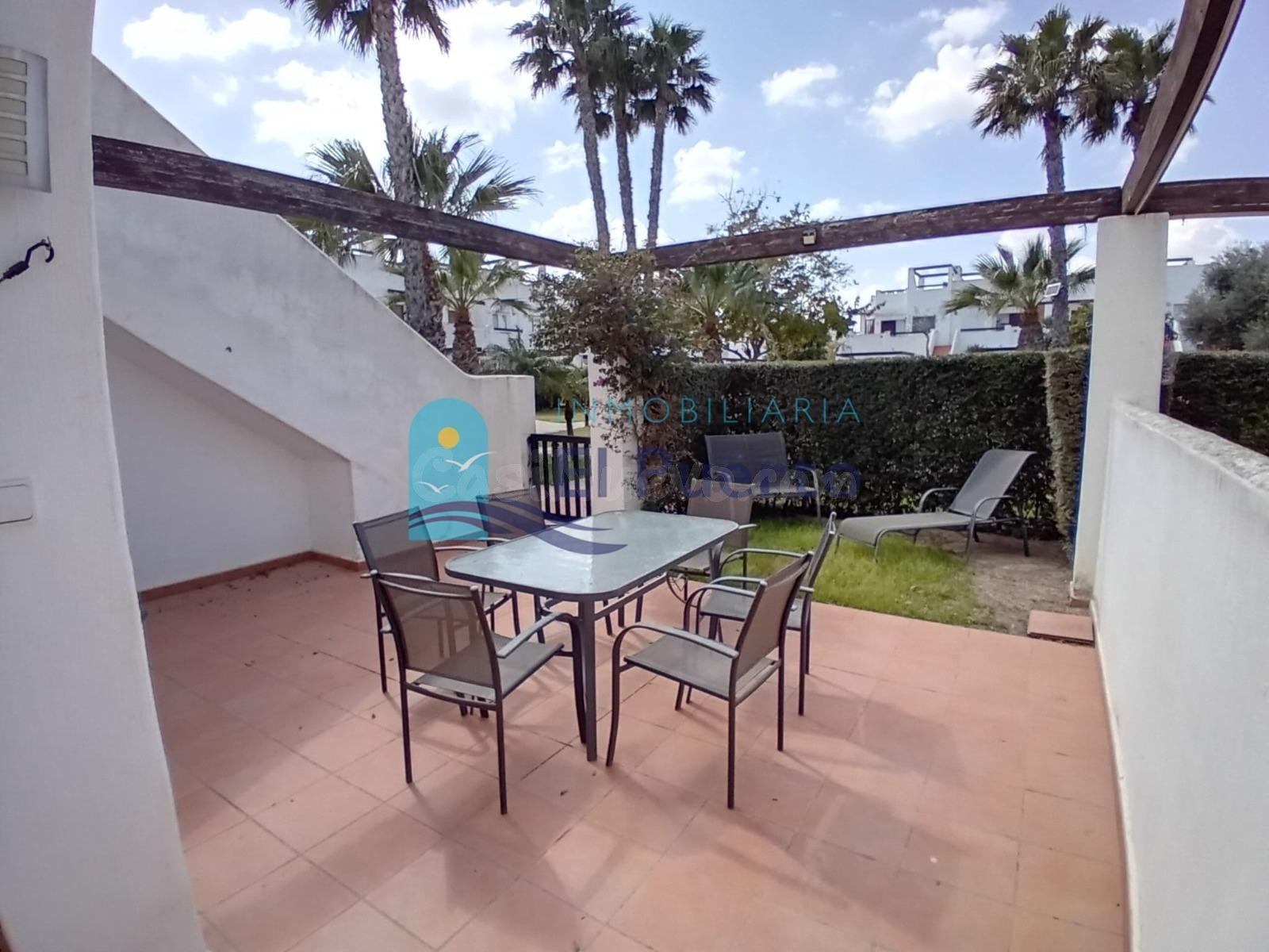 PLANTA BAJA CON GRAN TERRAZA, PISCINA Y PARKING EN CONDADO DE ALHAMA – REF. 1857
