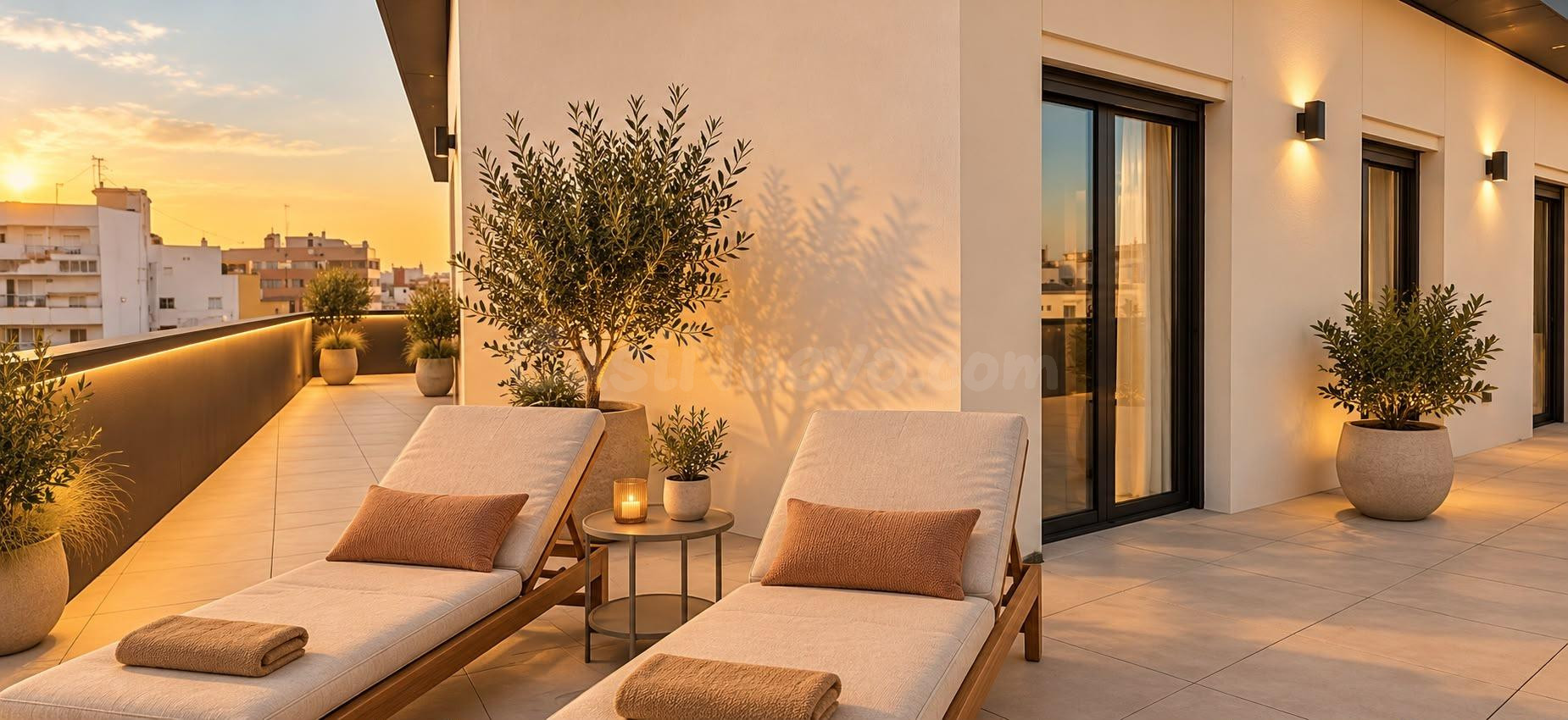 Ático de lujo con terraza y garaje en Valencia