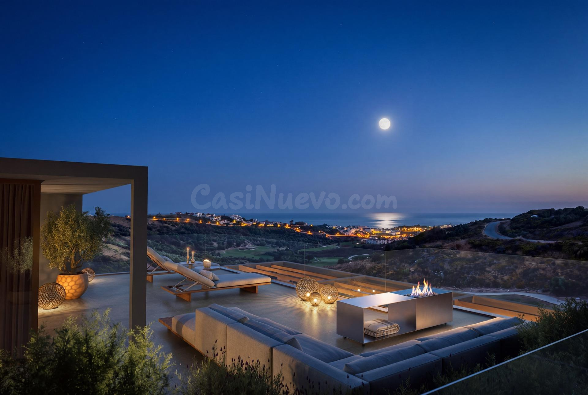 VILLA MODERNA EN PRIMERA LÍNEA DE GOLF CON VISTAS AL MAR - foto 5