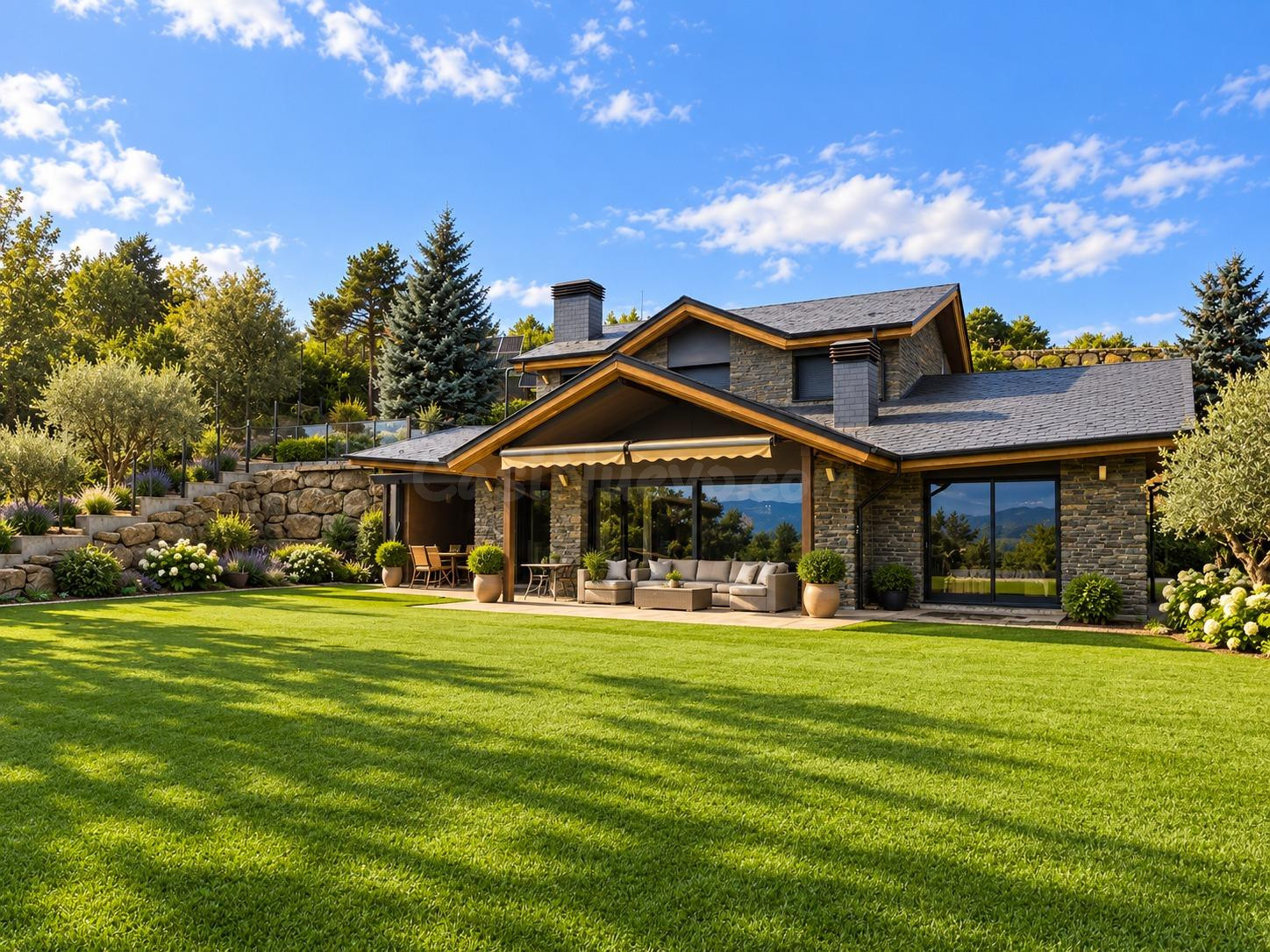 Exclusiva casa independiente con gran jardín en Aravell