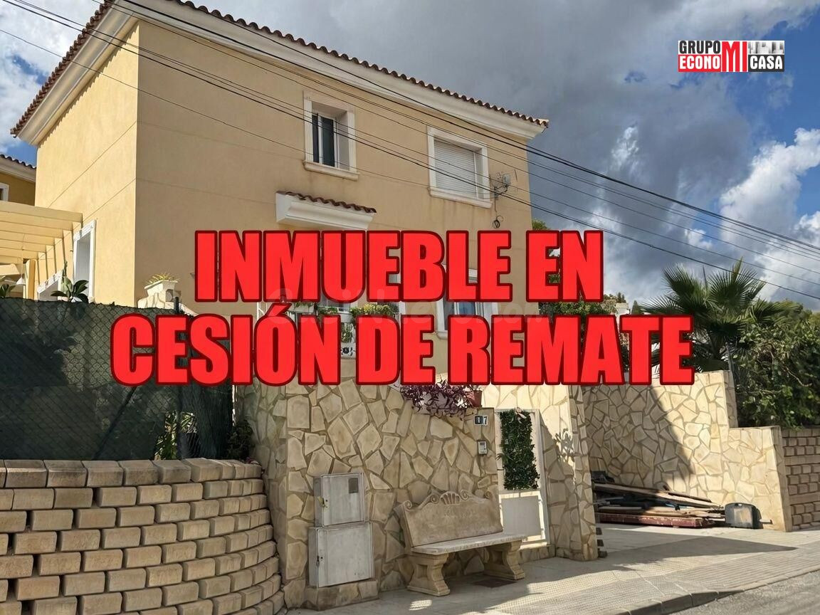 INMUEBLE EN CESIÓN DE REMATE EN LA NUCIA. ALICANTE.