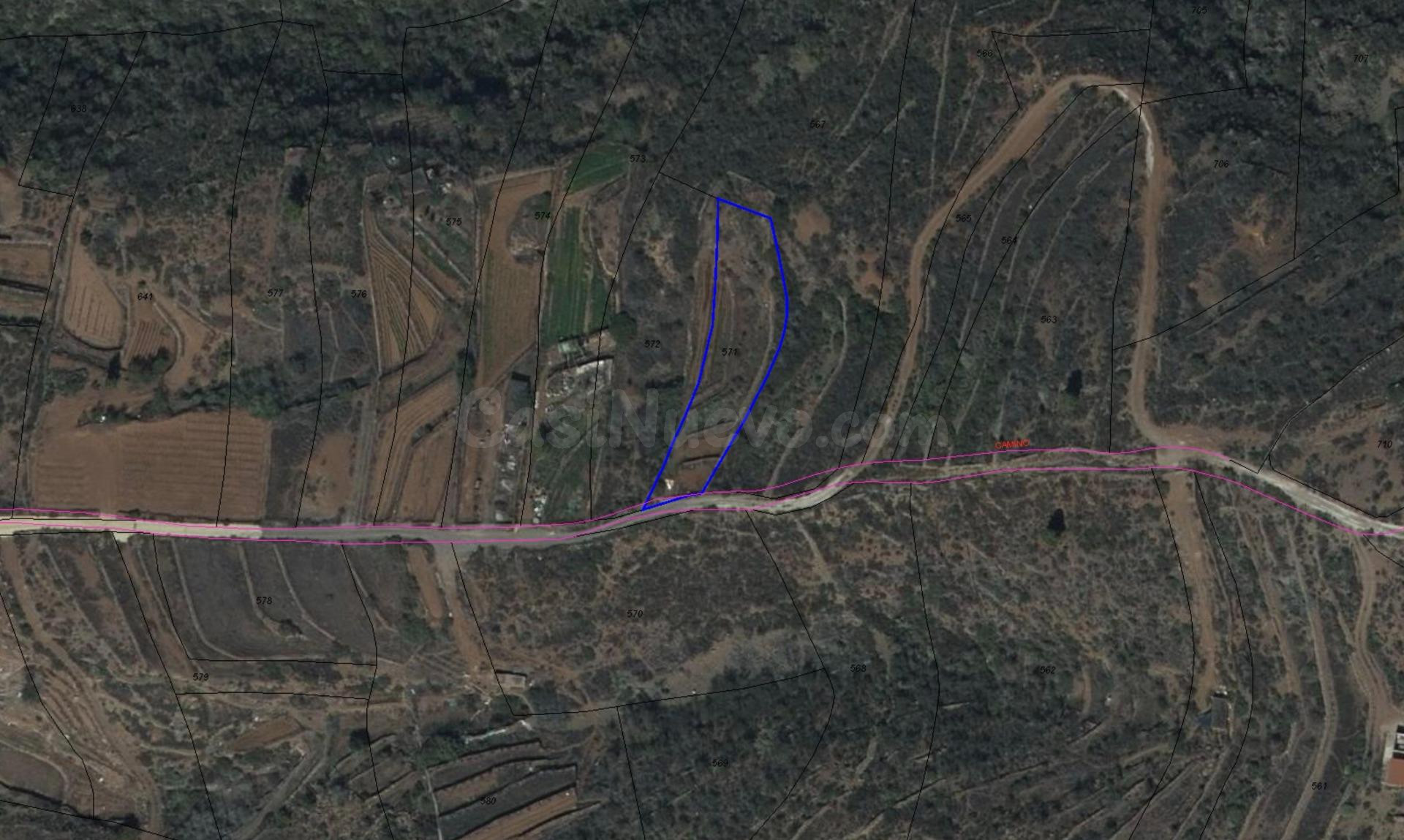 VENTA DE TERRENO RÚSTICO PROTEGIDO DE  EN VENTA 967 m2 EN EL CHORO