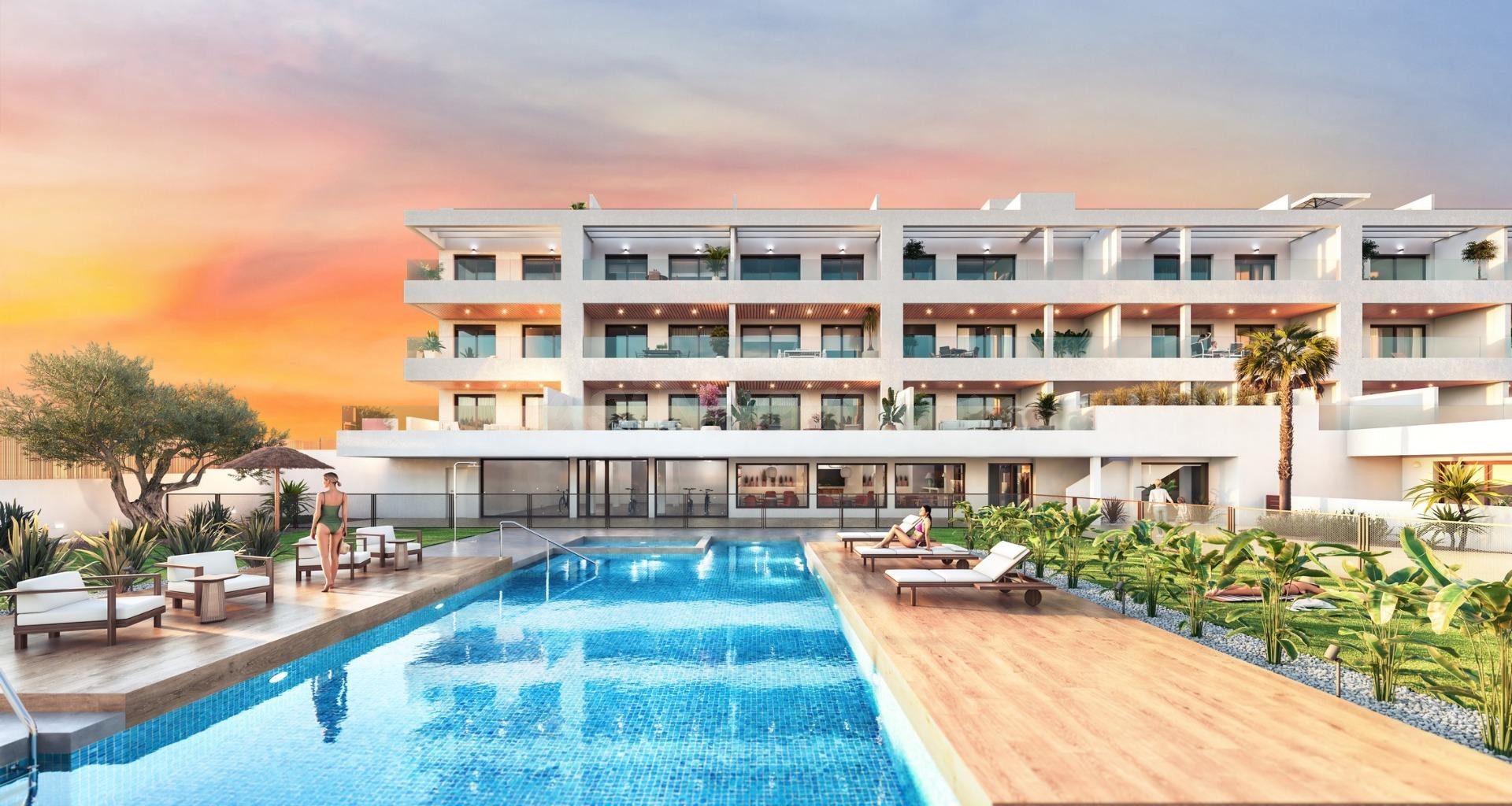 Apartamentos de nueva construcción con licencia turística a 300 m de la playa en Torrevieja