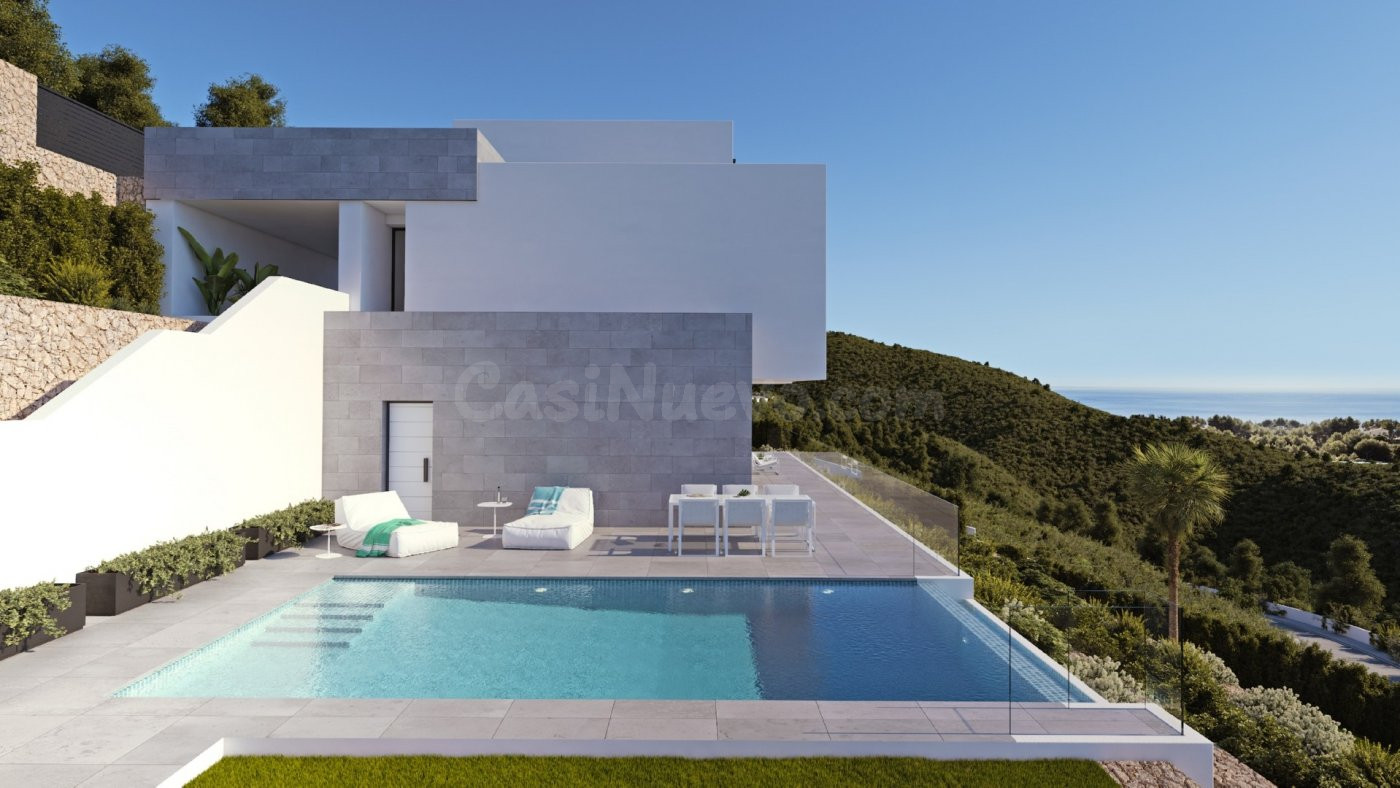 ?Villa de Lujo Nueva Construcción Vistas al Mar Piscina Altea Alicante Costa Blanca