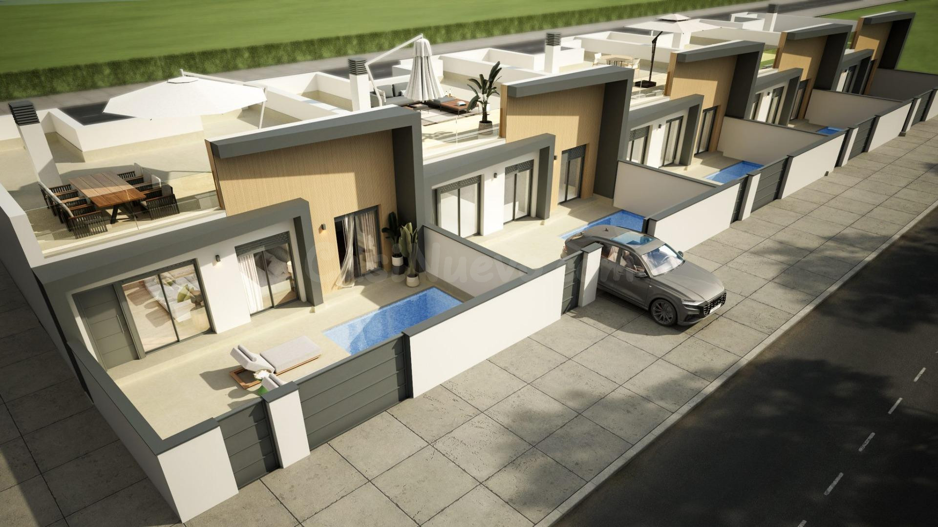 Villa con Solárium y Piscina propia